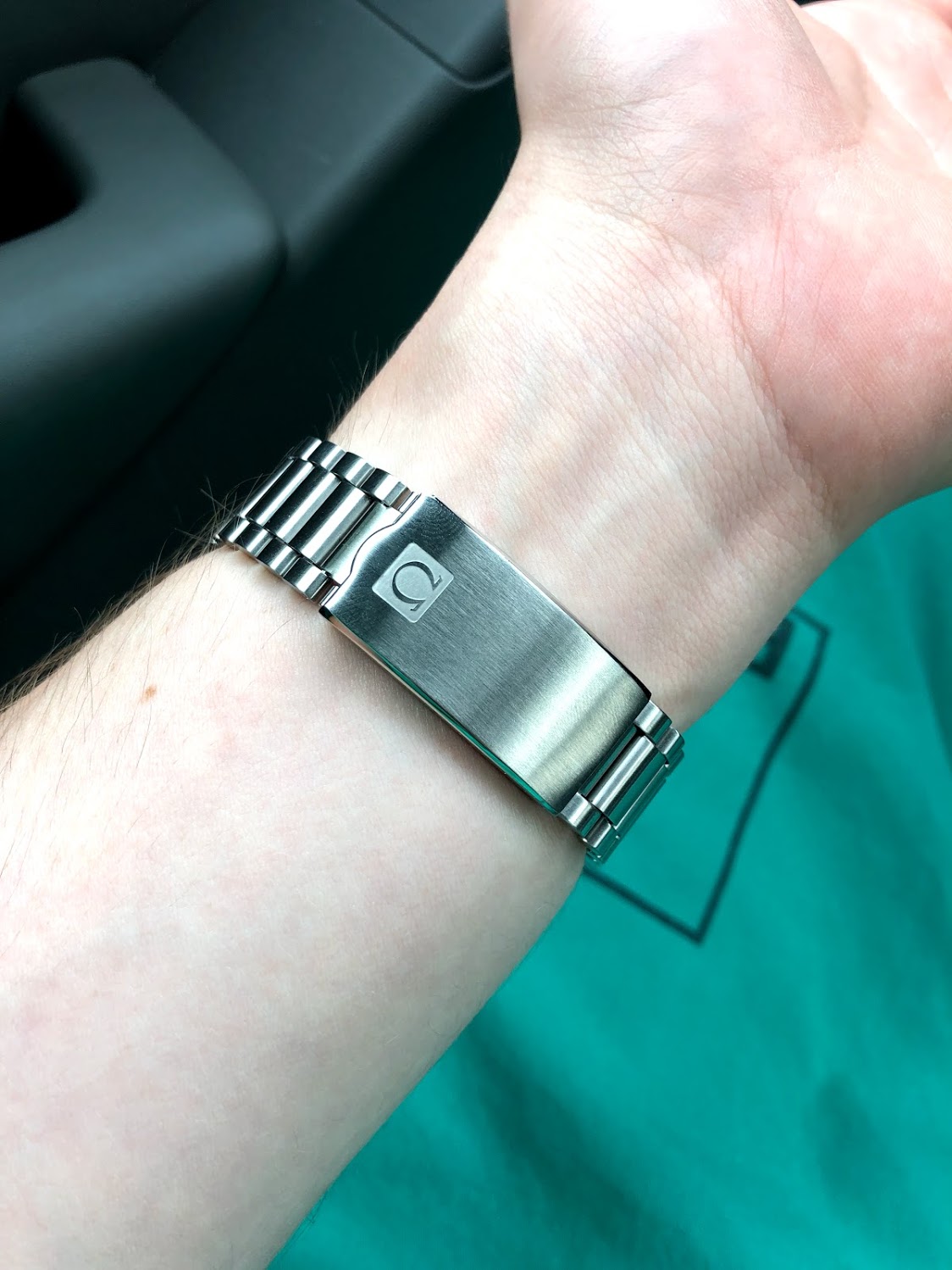 オメガ ステンブレス Ref.1125全長約17cm, ff/617・19mm③ First Omega in Space on the 1125/617 Bracelet - My Thoughts and