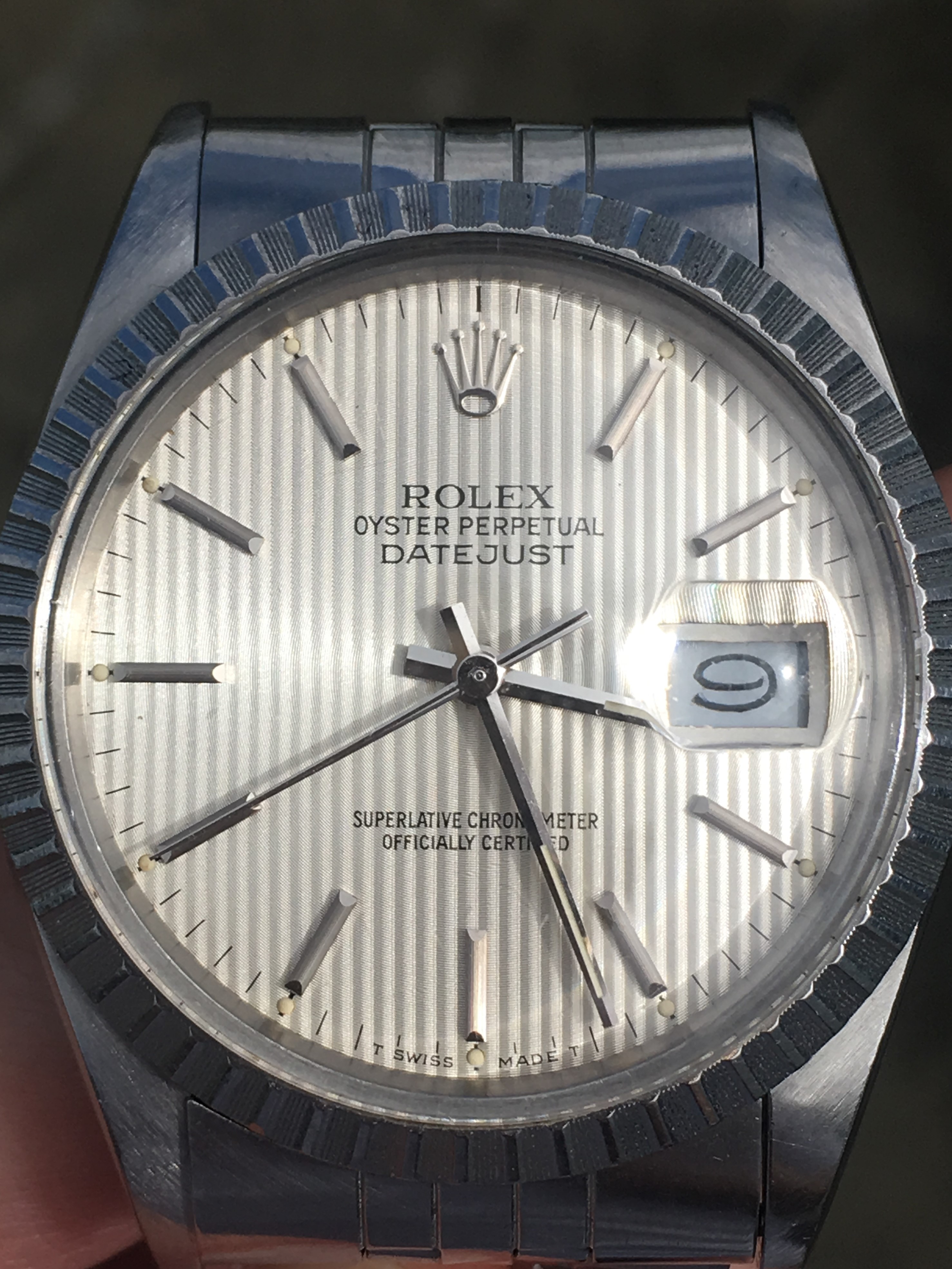 rolex 16030 tapestry dial