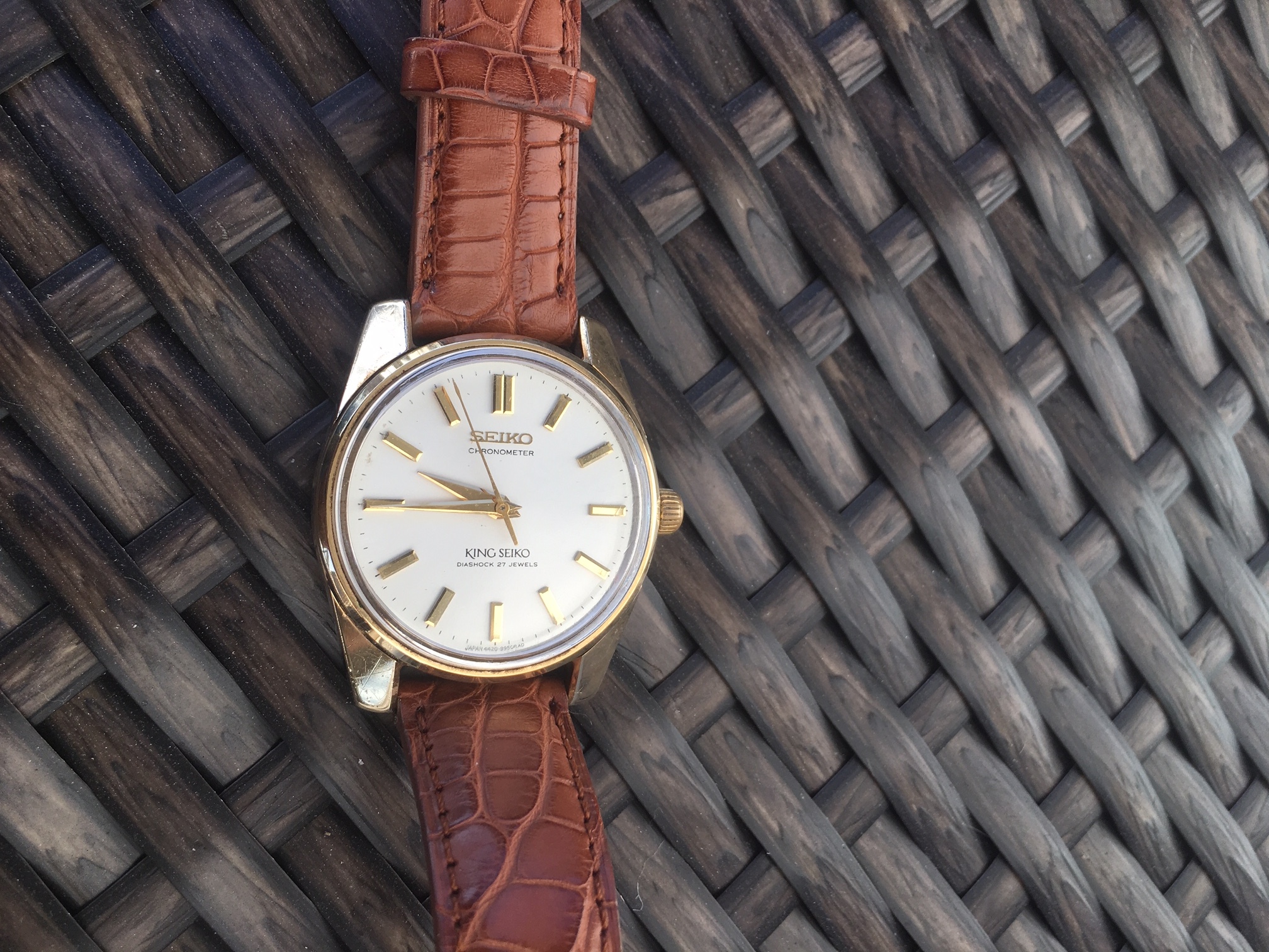 SOLD - REDUCED 1966 Gold Cap King Seiko 4420-9990 Chronometer | Omega Forums