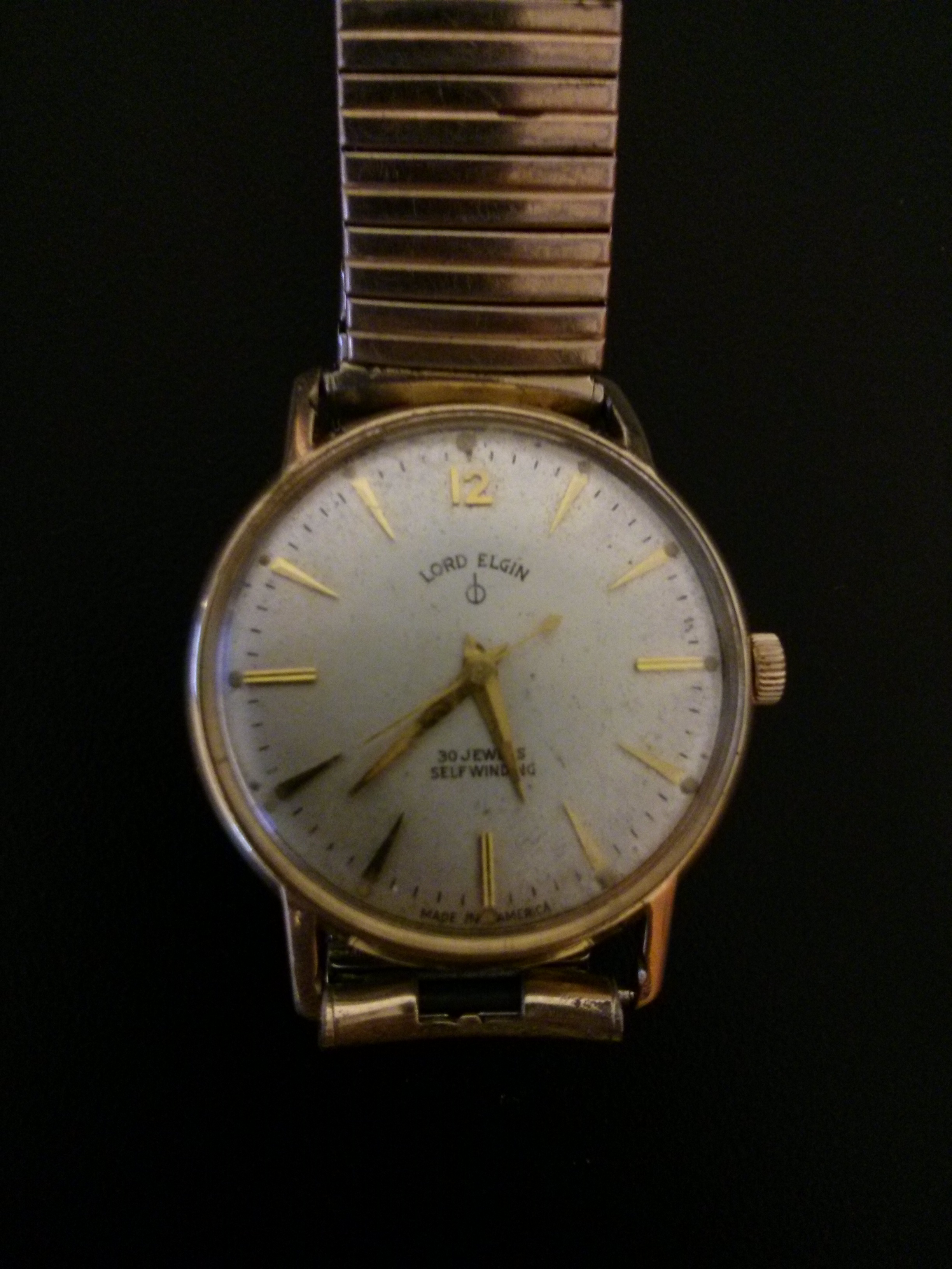 WITHDRAWN - Solid 10k Gold Lord Elgin Durabalance Automatic-Cal