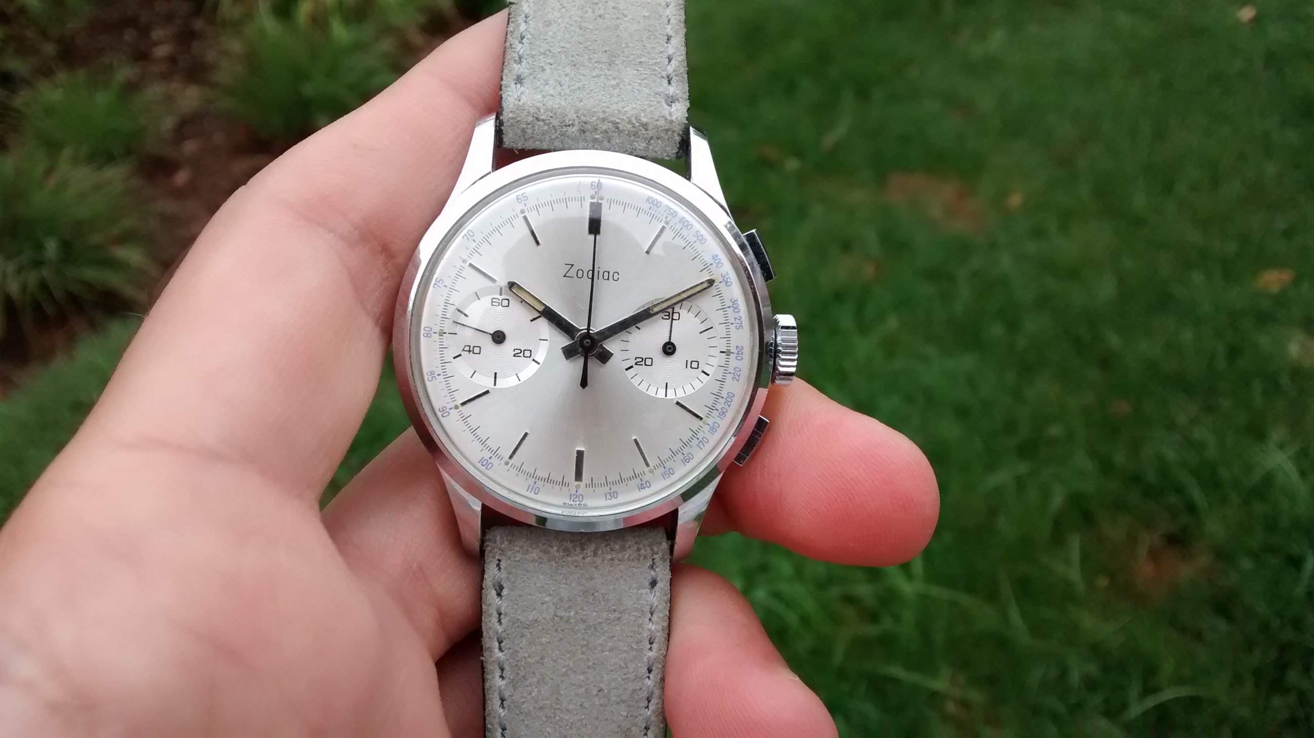 Vintage sales zodiac chronograph