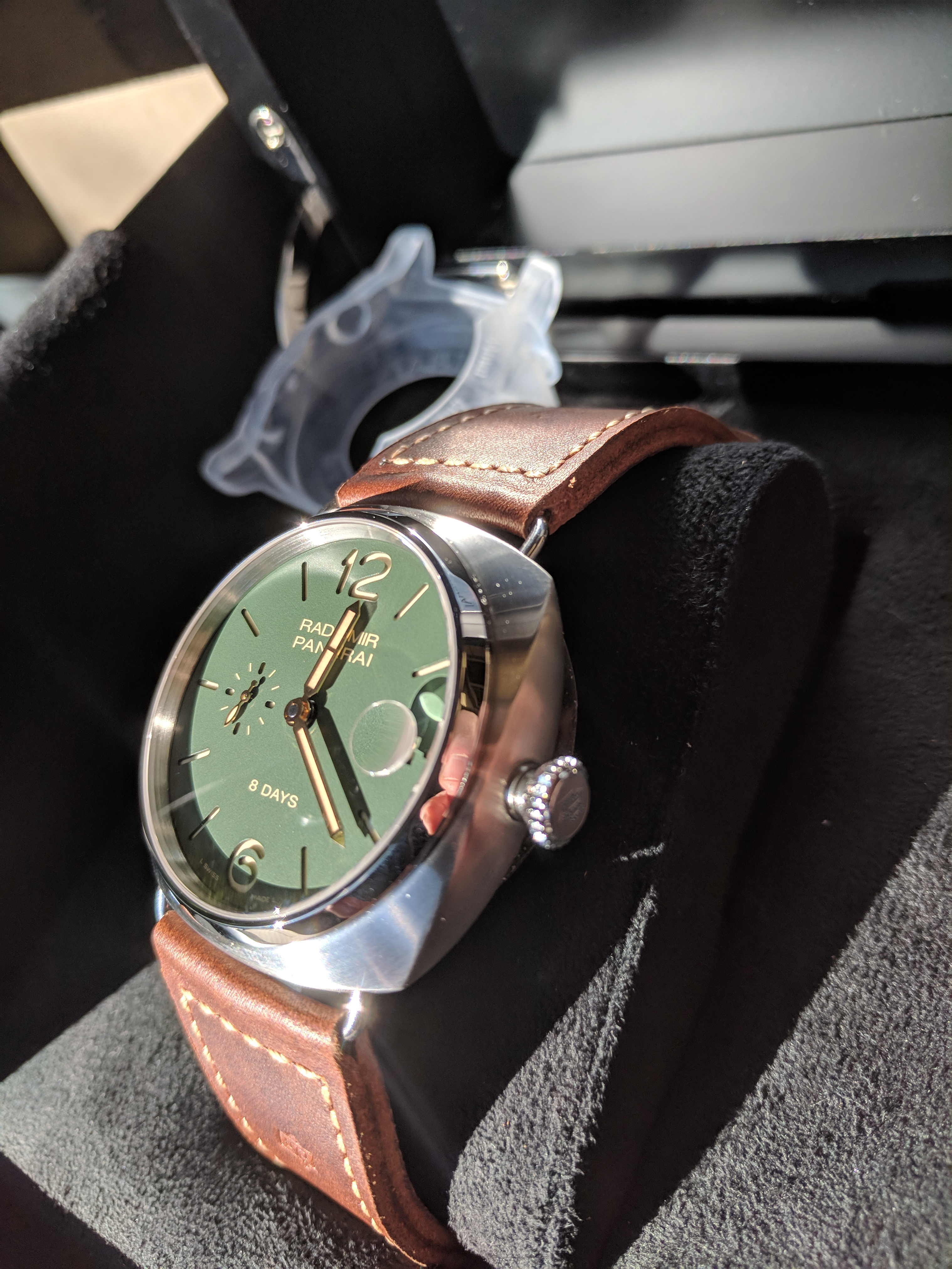 FS BNIB Panerai 735 Green Dial Limited Edition Radiomir Omega