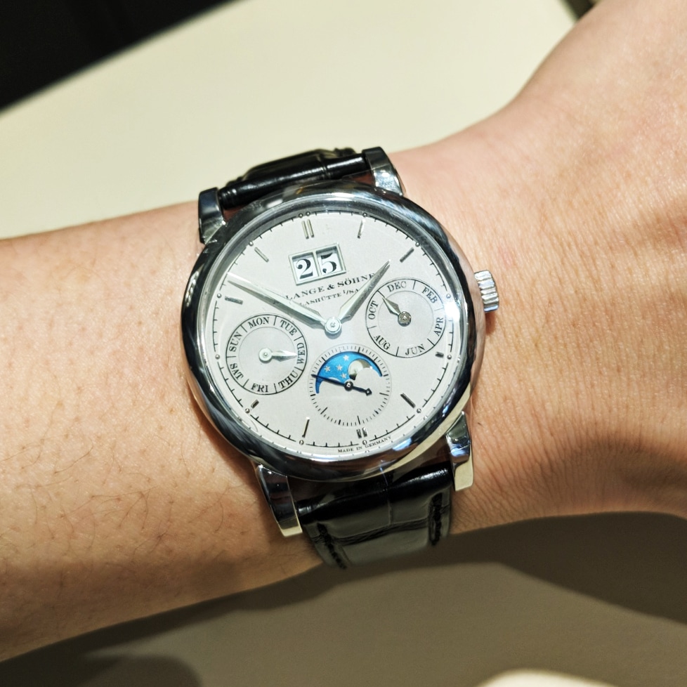 A Lange Sohne Saxonia Calendar Moon In Platinum Omega Forums