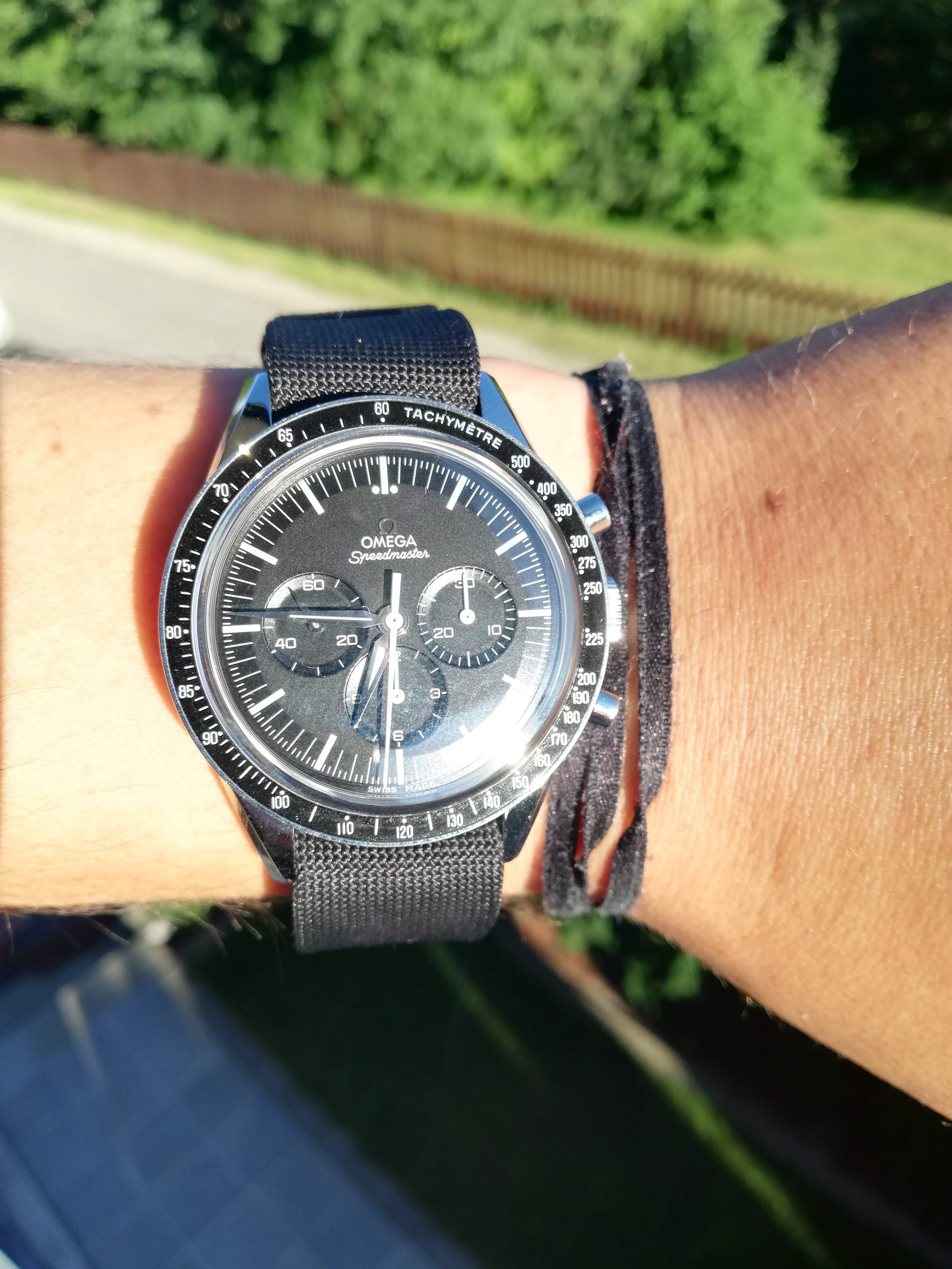 First omega in space strap hot sale