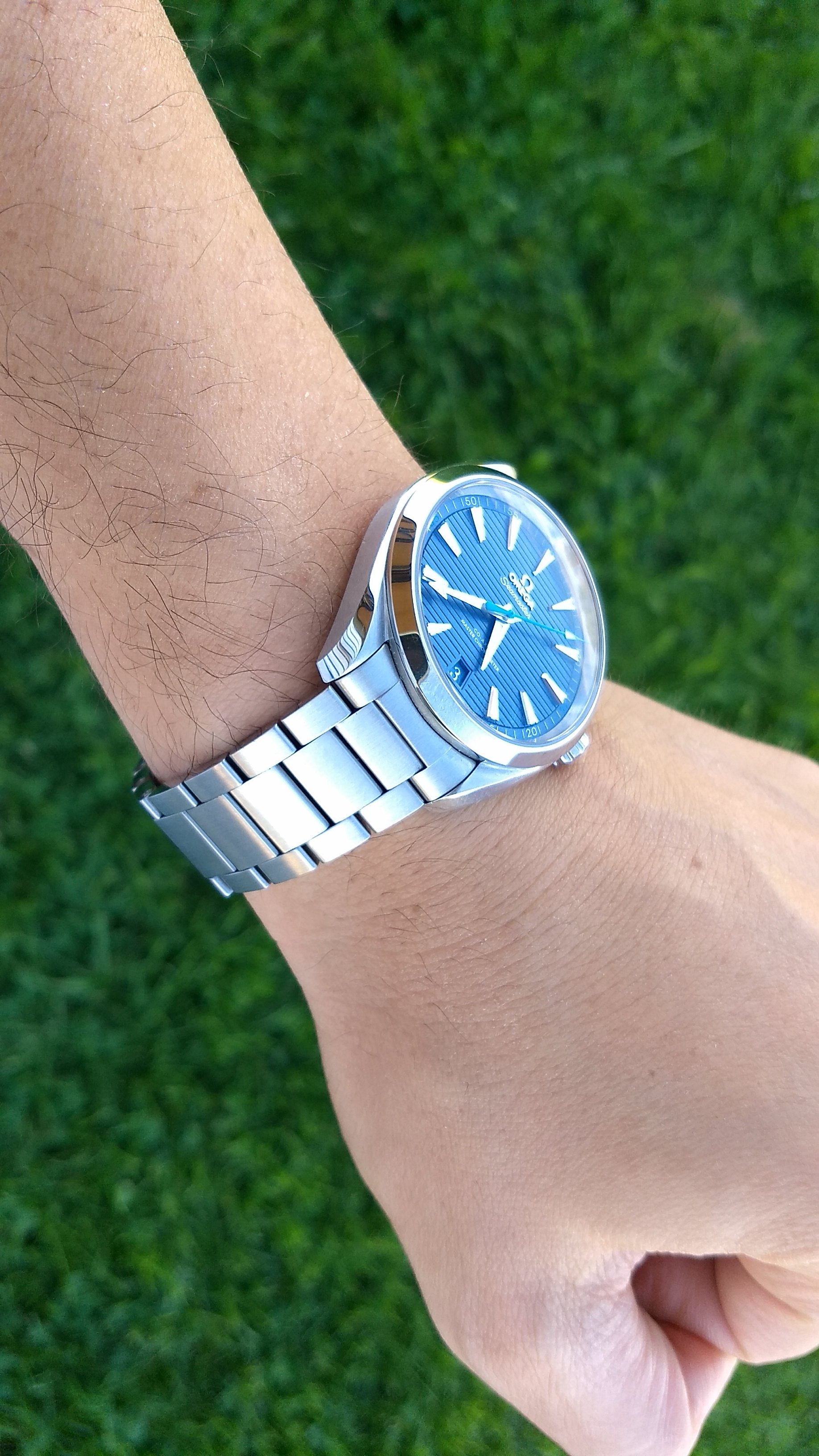 Omega aqua 2025 terra bracelet