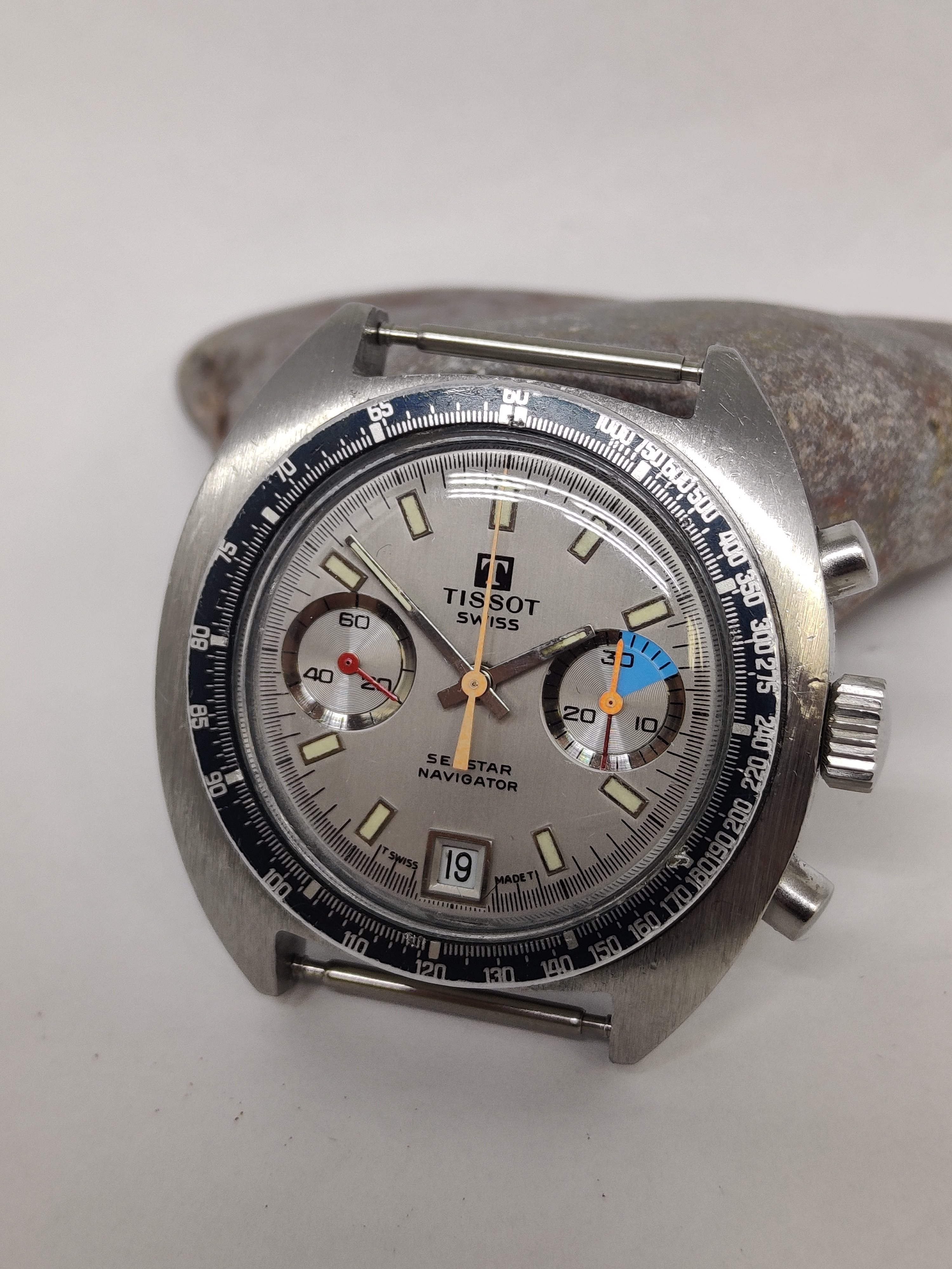 SOLD REDUCED Tissot Seastar Navigator Valjoux 7734 Chrono