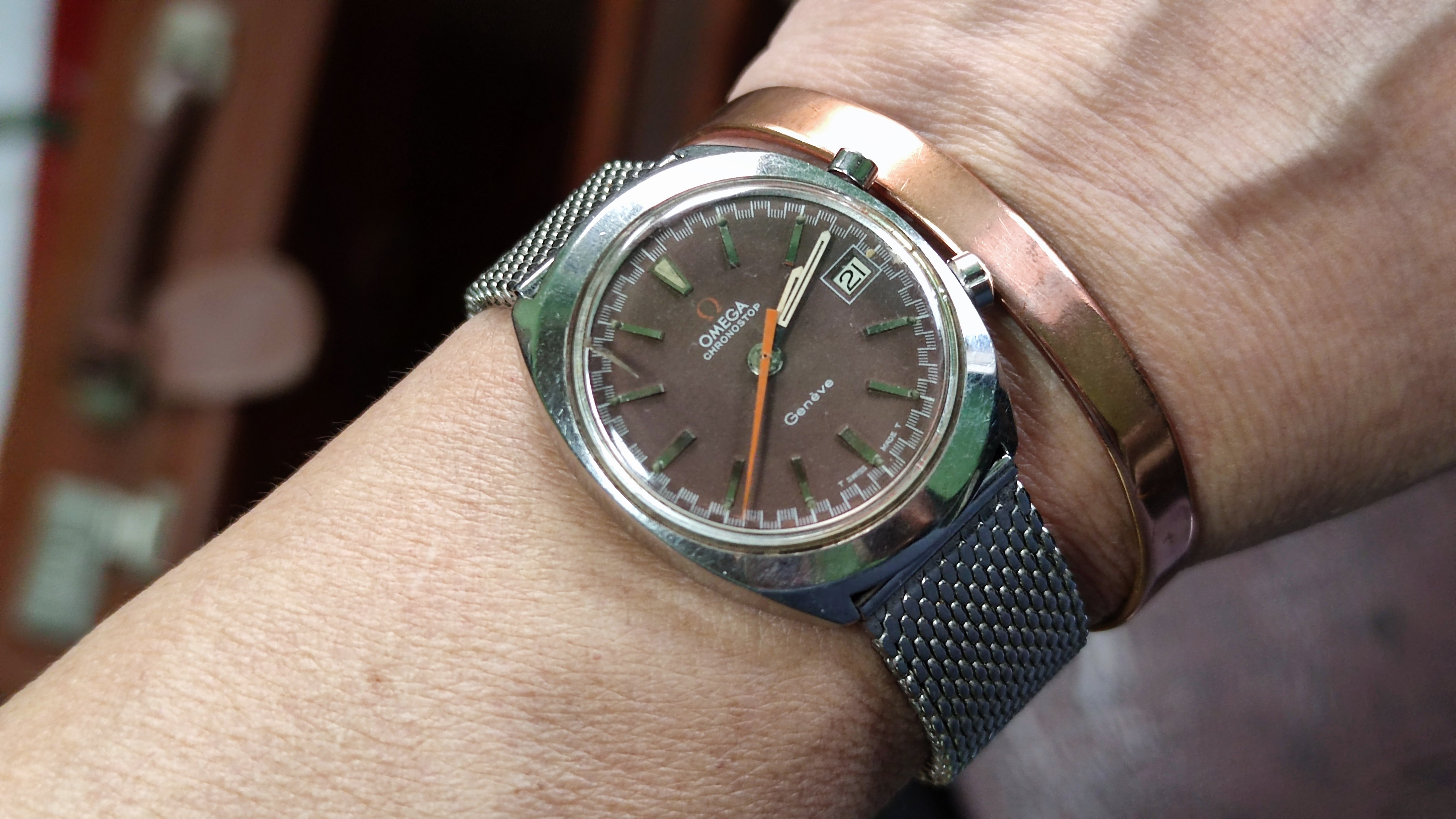 Omega on sale chronostop valore