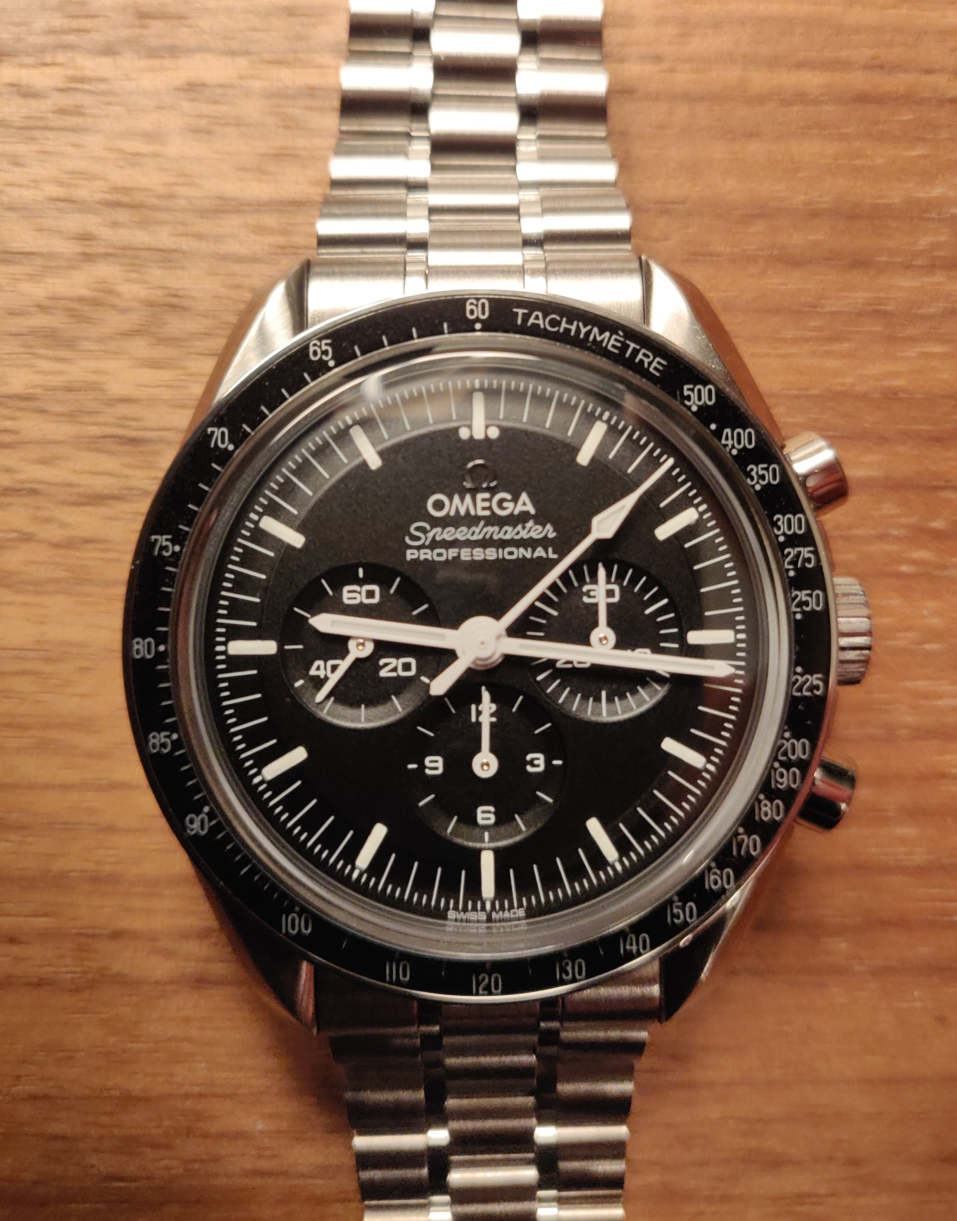 Omega Speedmaster 3861 chrono hour hand misalignment Omega Forums