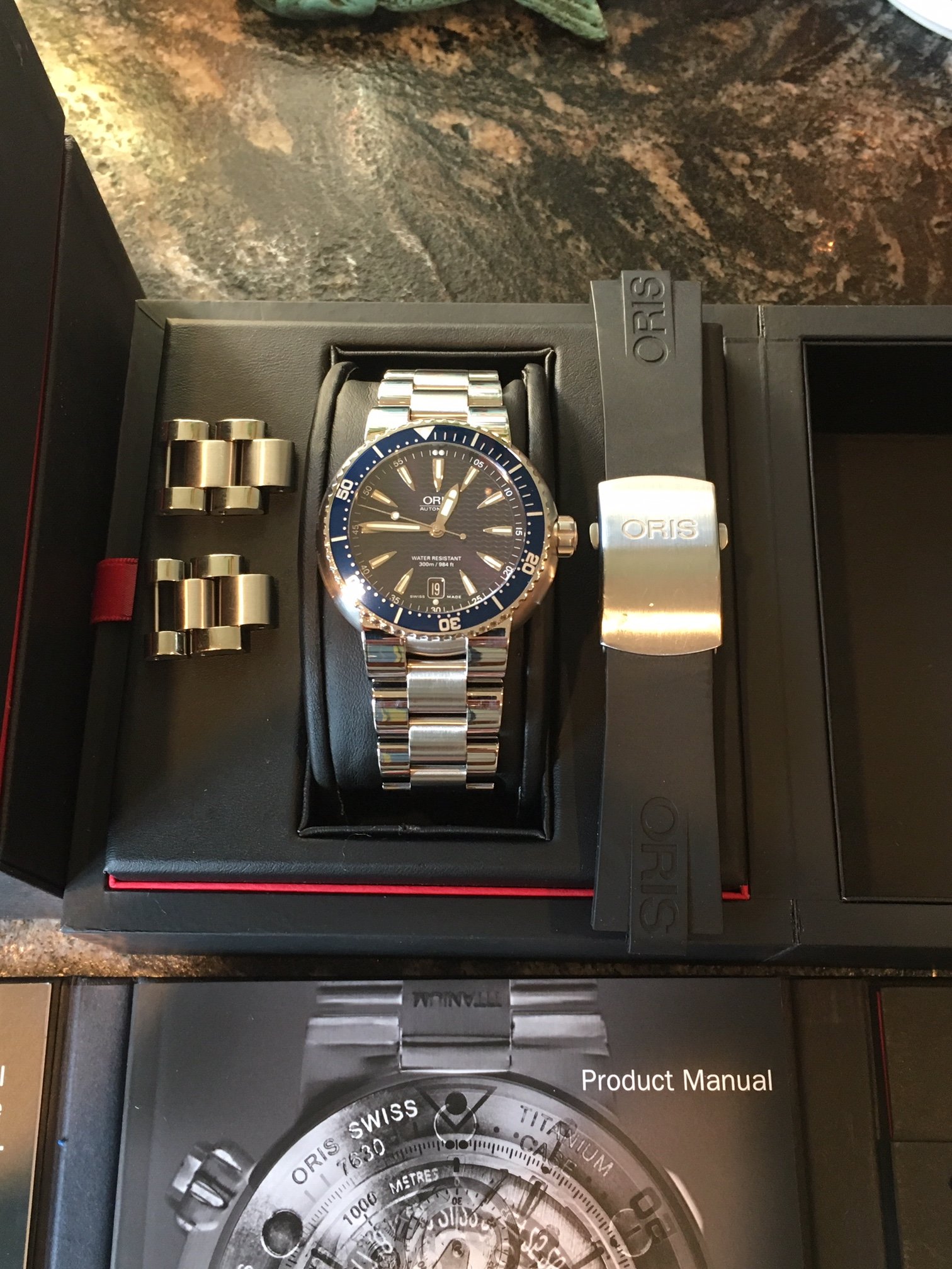 FS Oris TT1 Blue Dial Automatic Watch Omega Forums