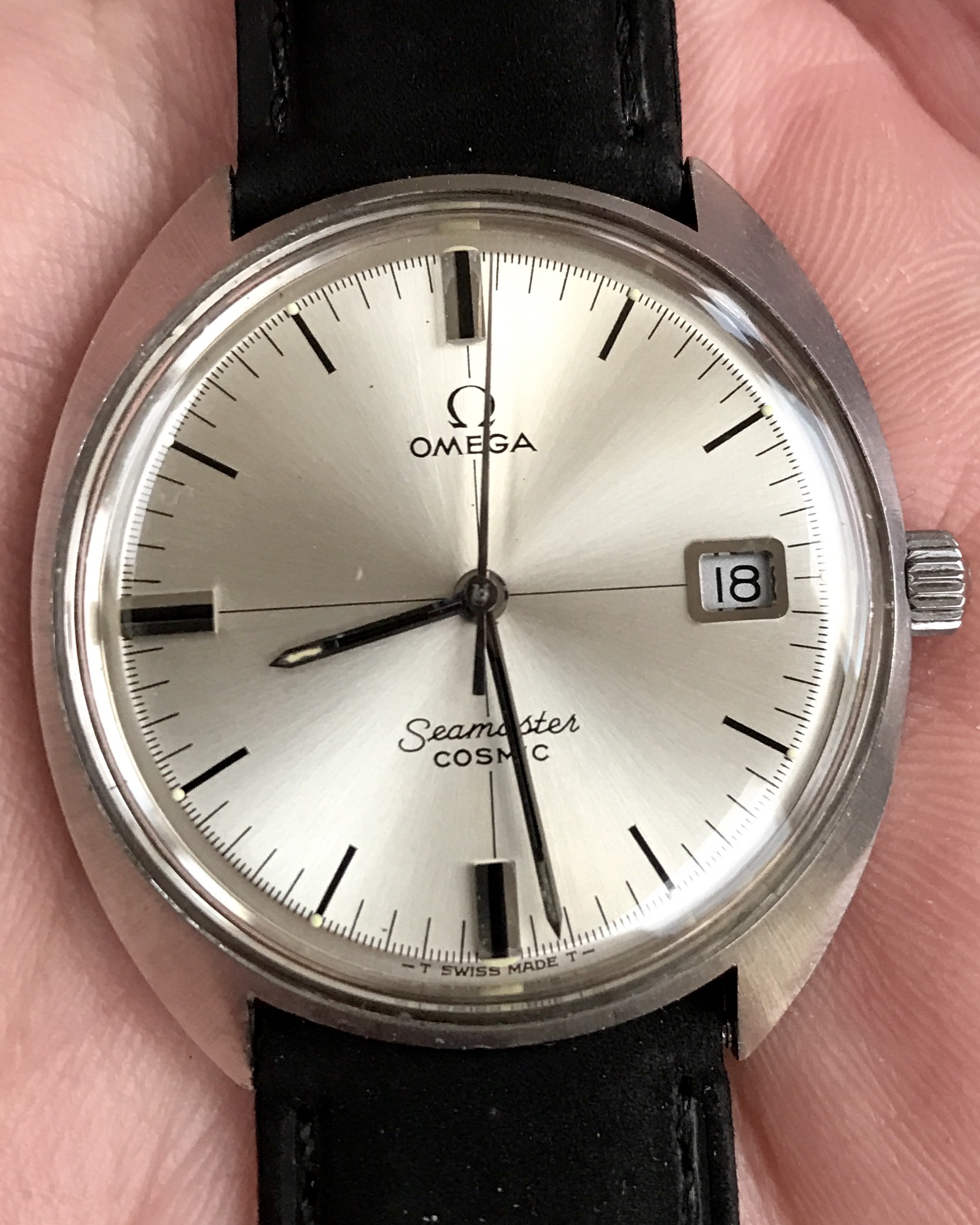 SOLD - Omega Seamaster Cosmic 136.017 Silver Dial w/ Crosshair