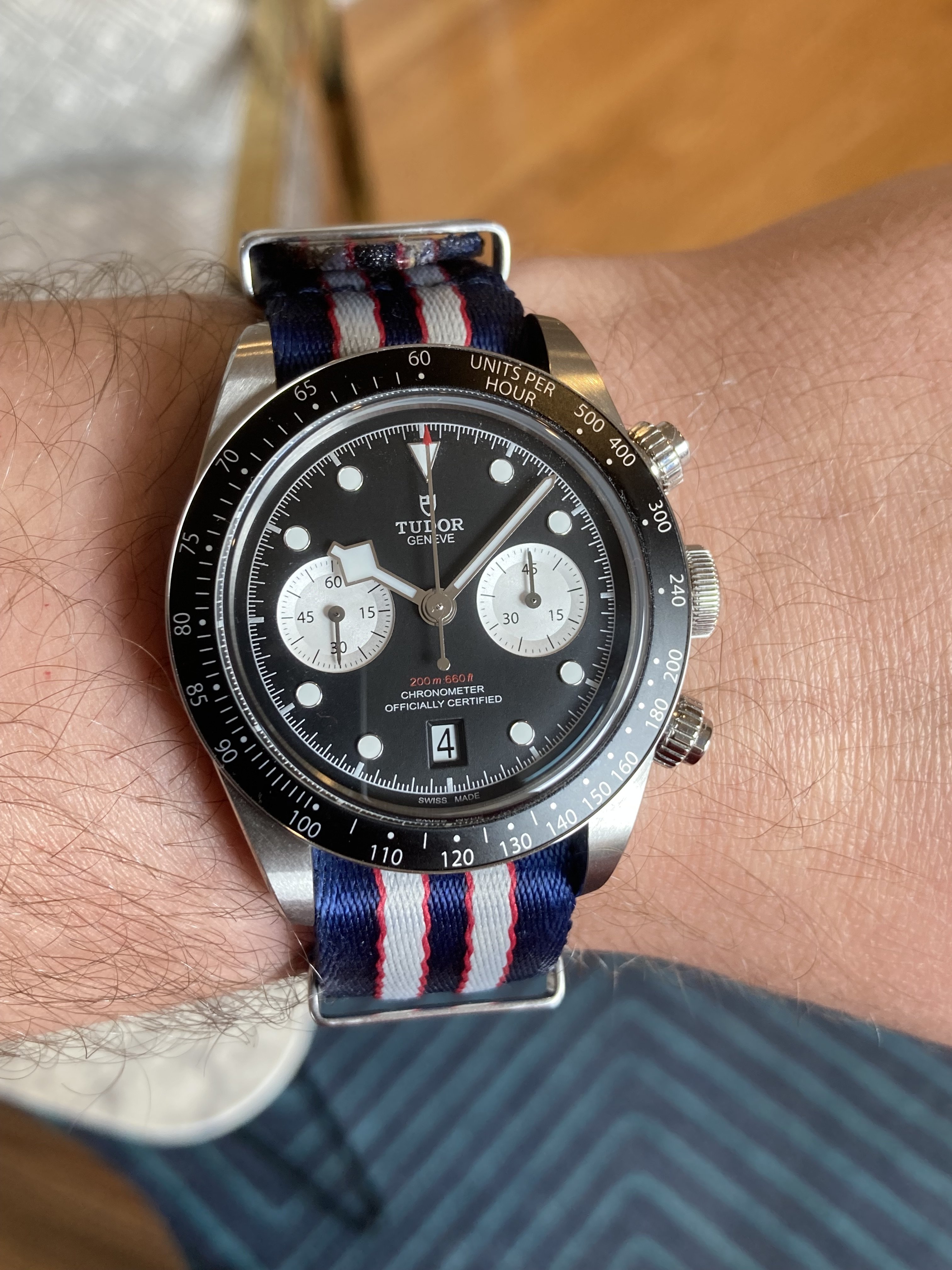 Tudor black bay chrono forum sale