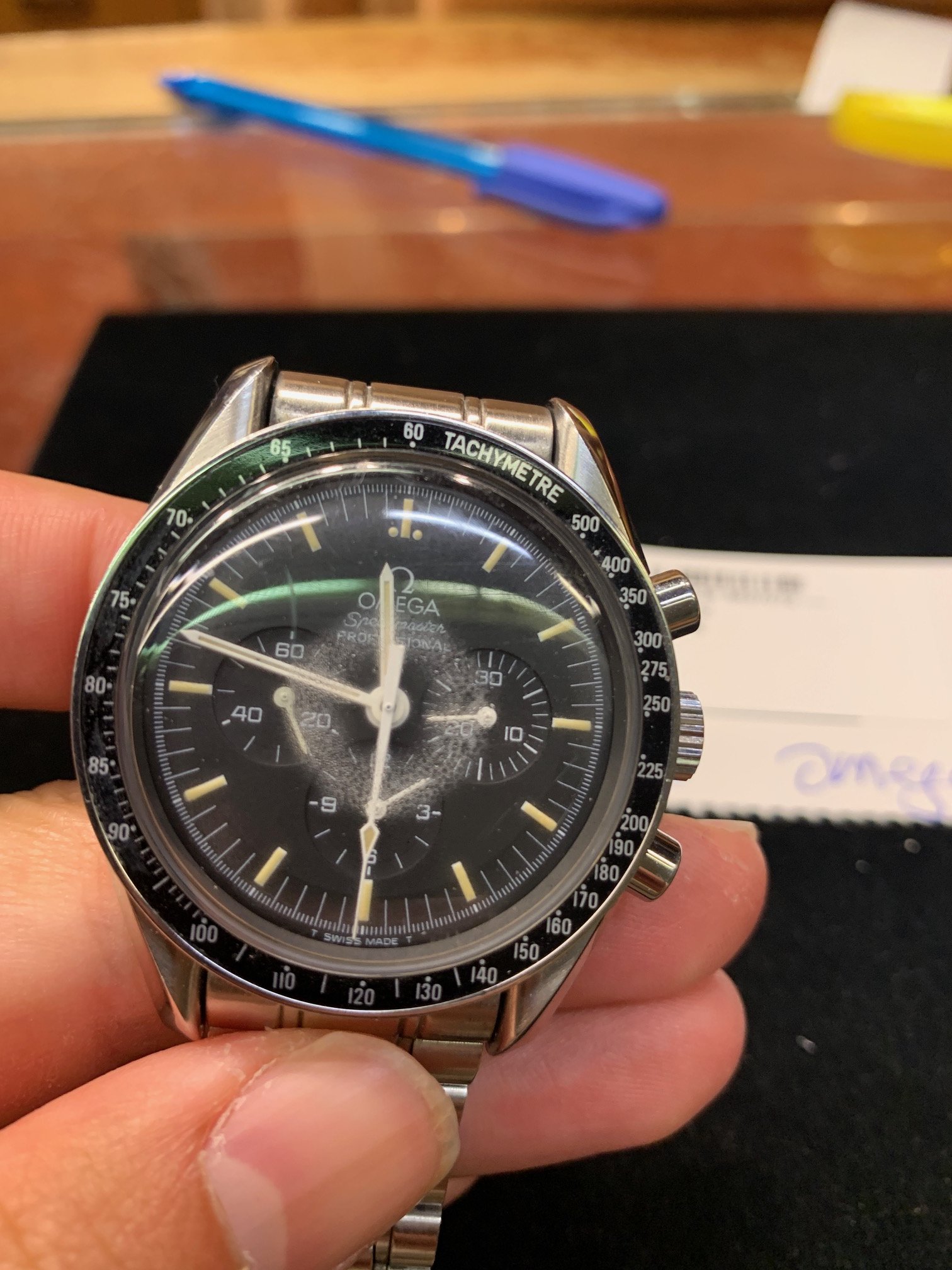 omega watch cleaning