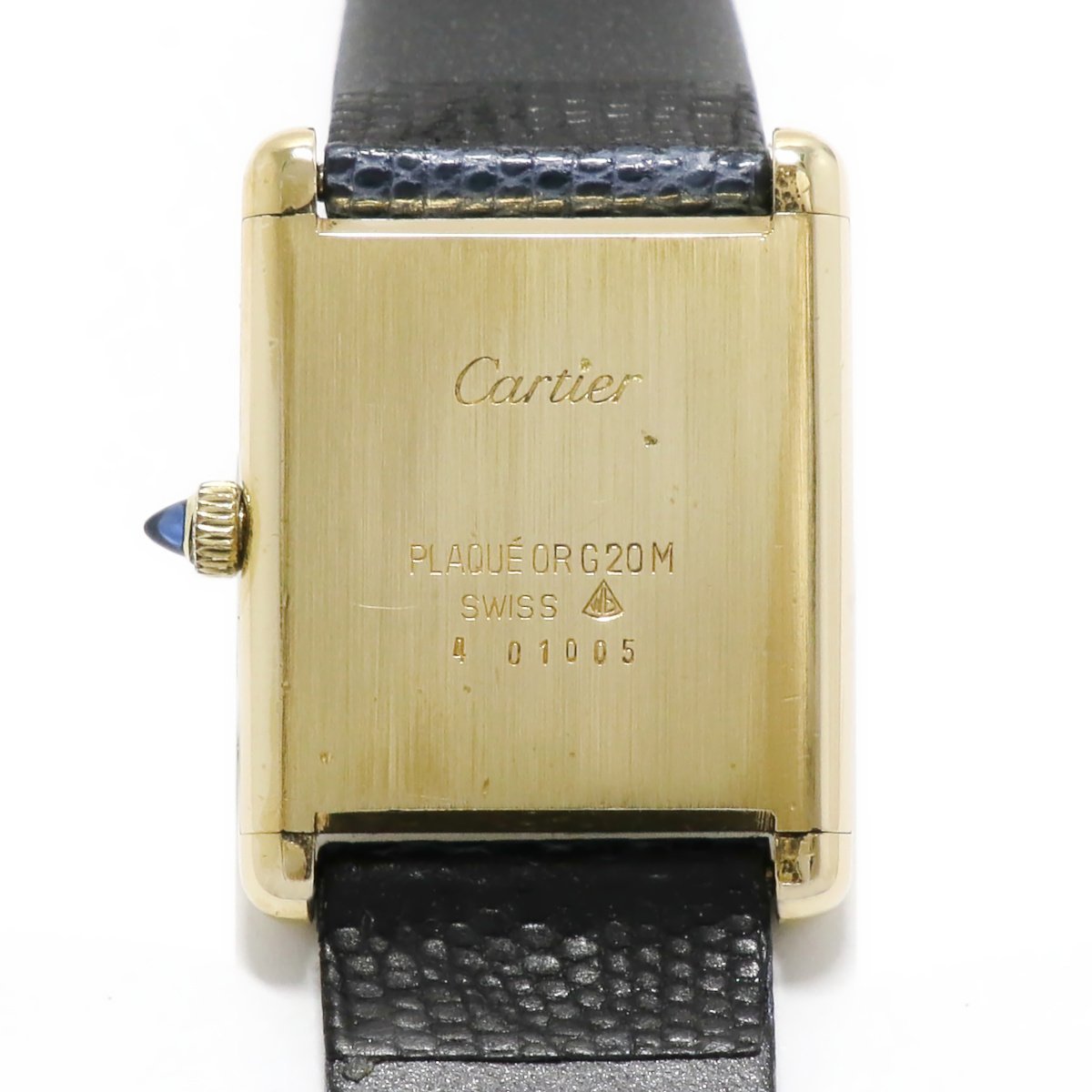 Must de cartier watch hotsell serial number