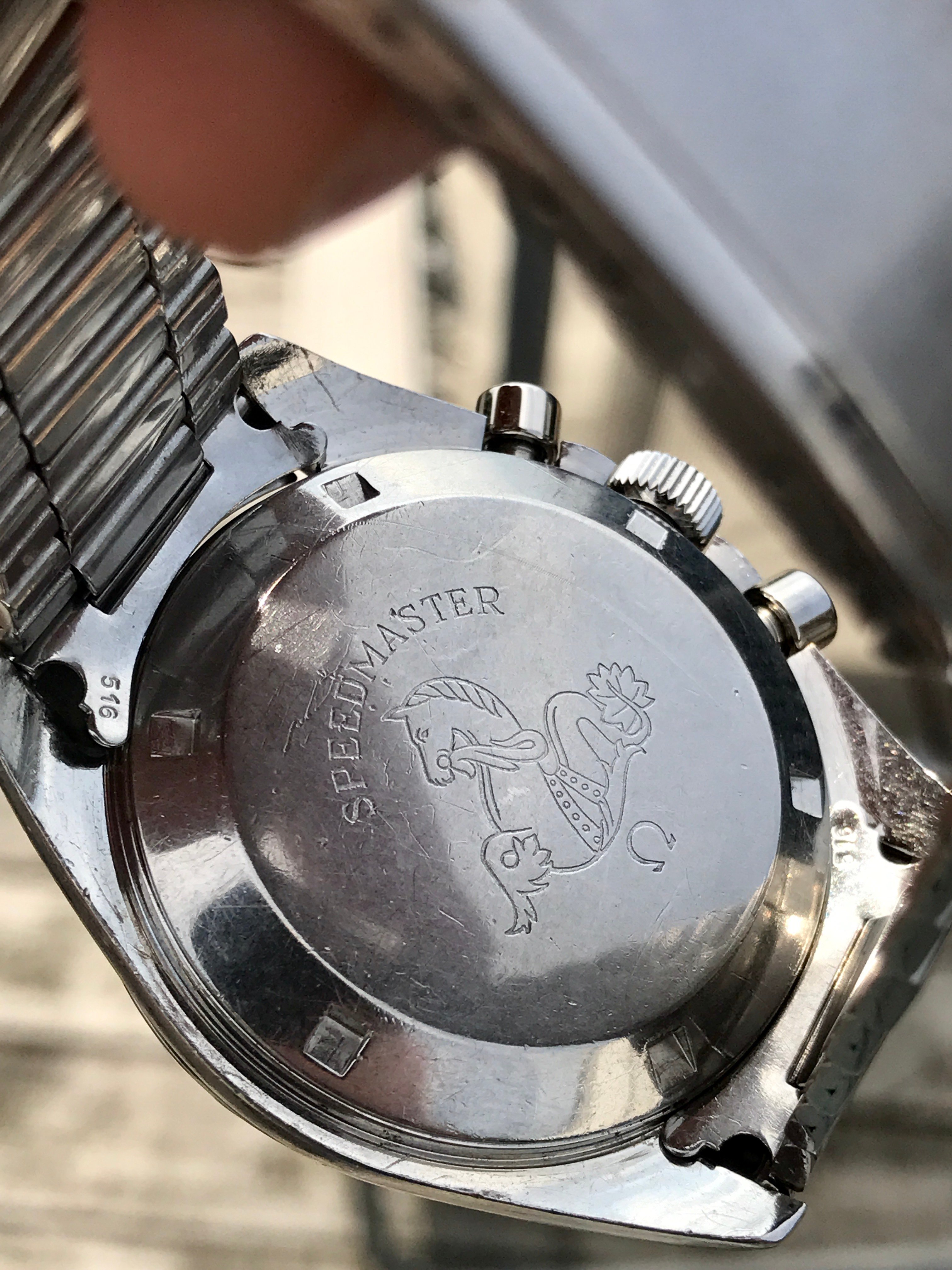 Watch outlet caseback sticker