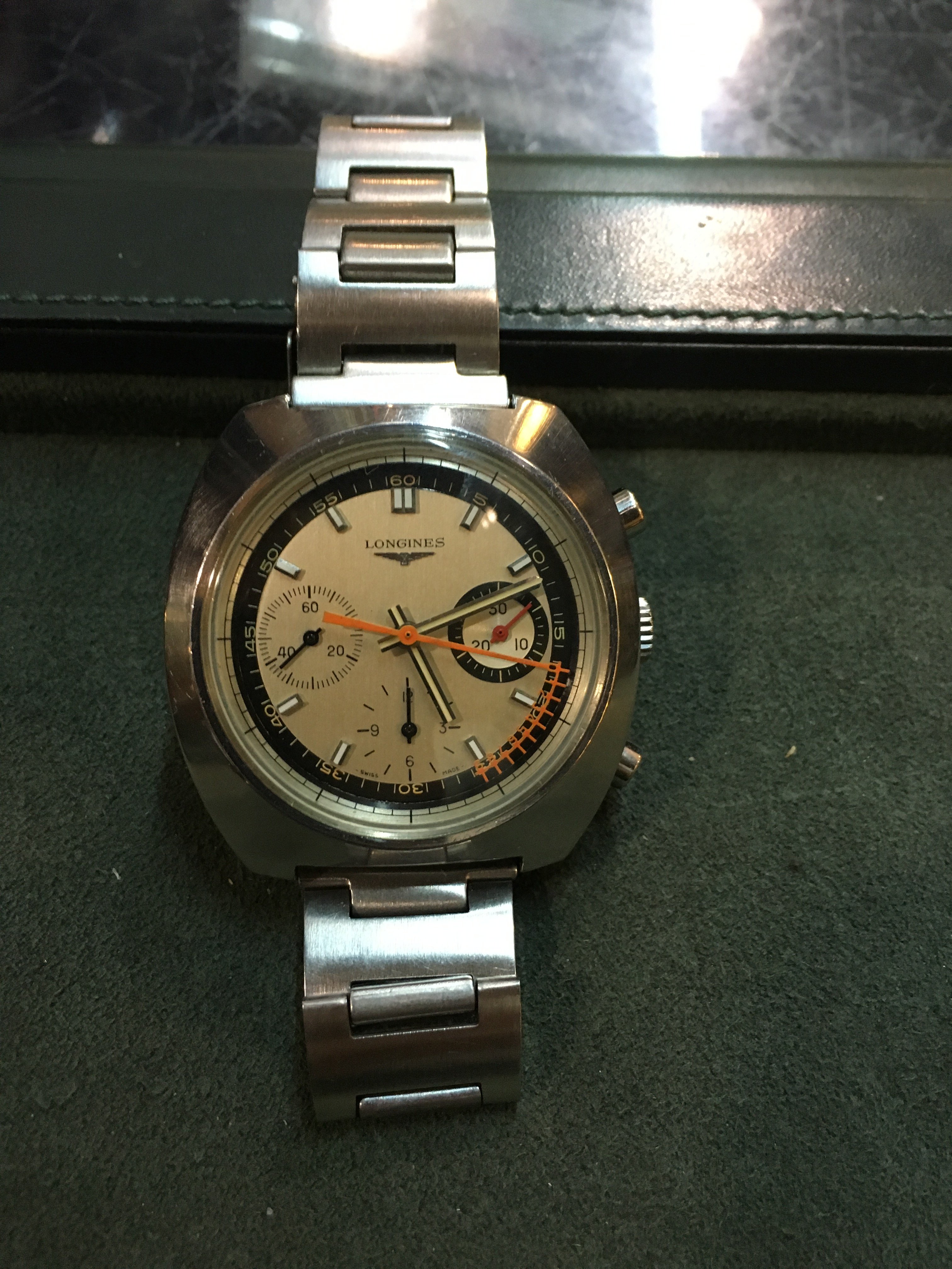 WITHDRAWN Longines Nonius chronograph in excellent condition ref