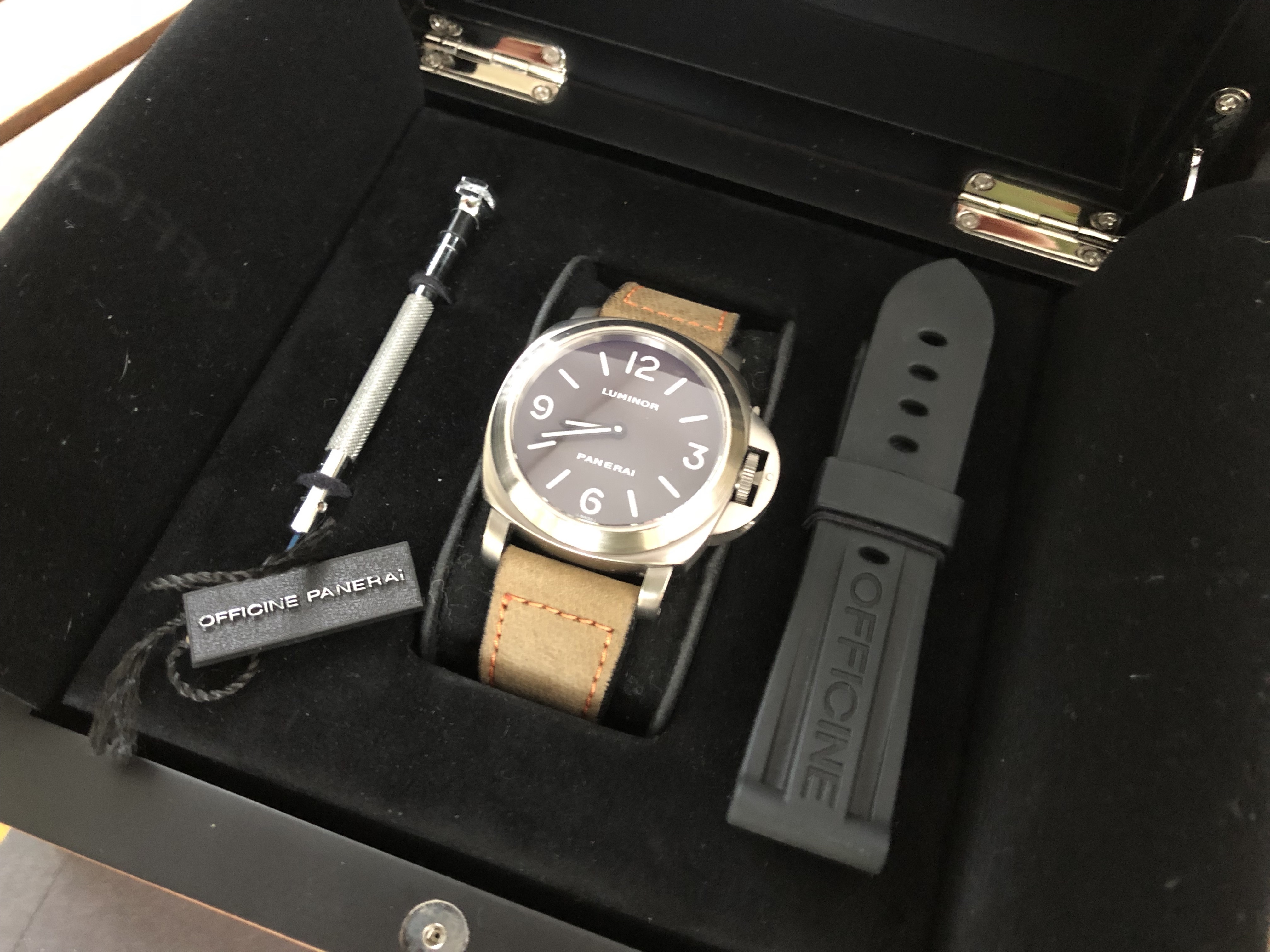 SOLD Officine Panerai Luminor Base Reference PAM00116 Omega