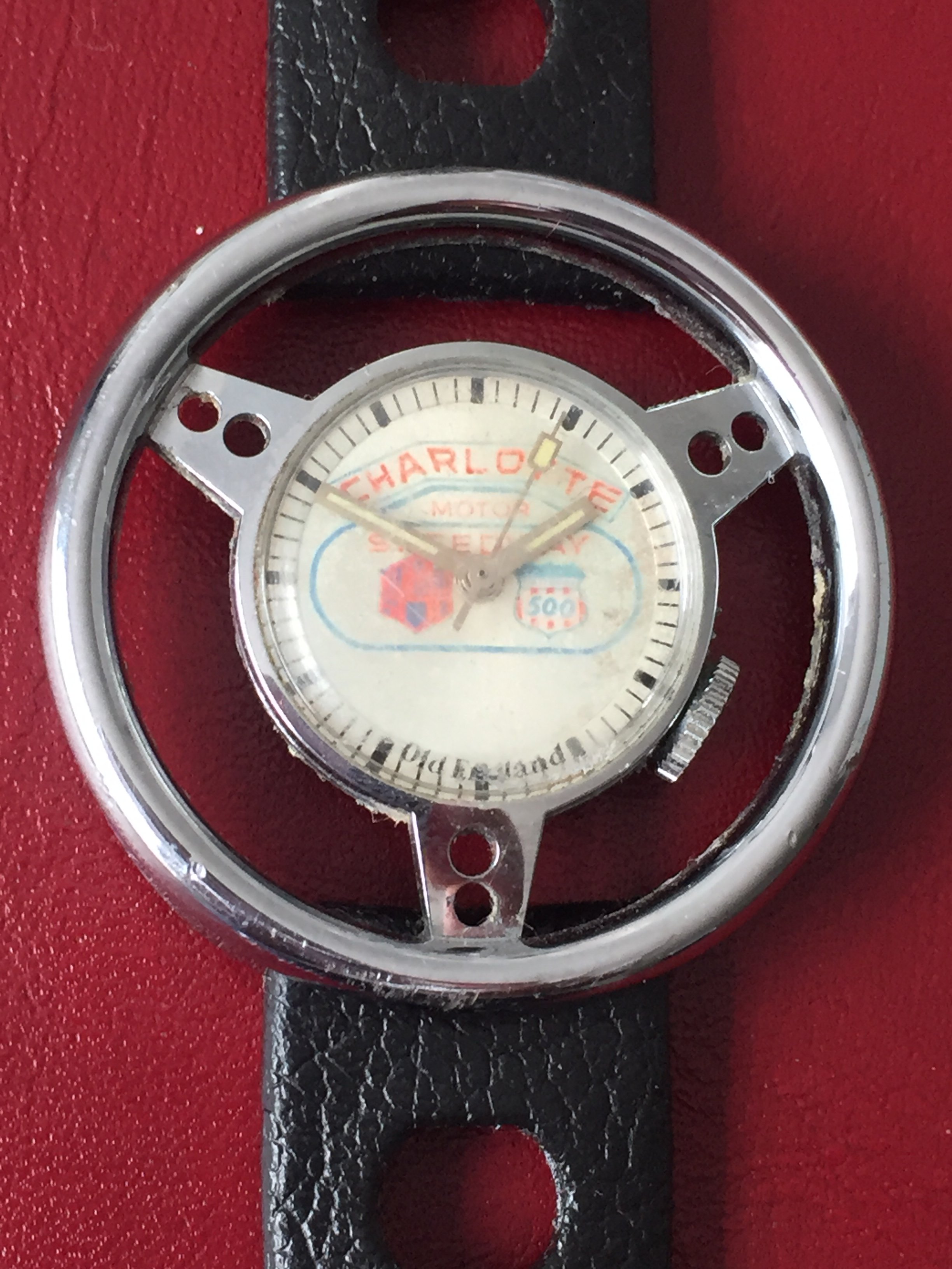 FS - 1960's Old England Steering Wheel Watch + 18 mm Tropic Sport