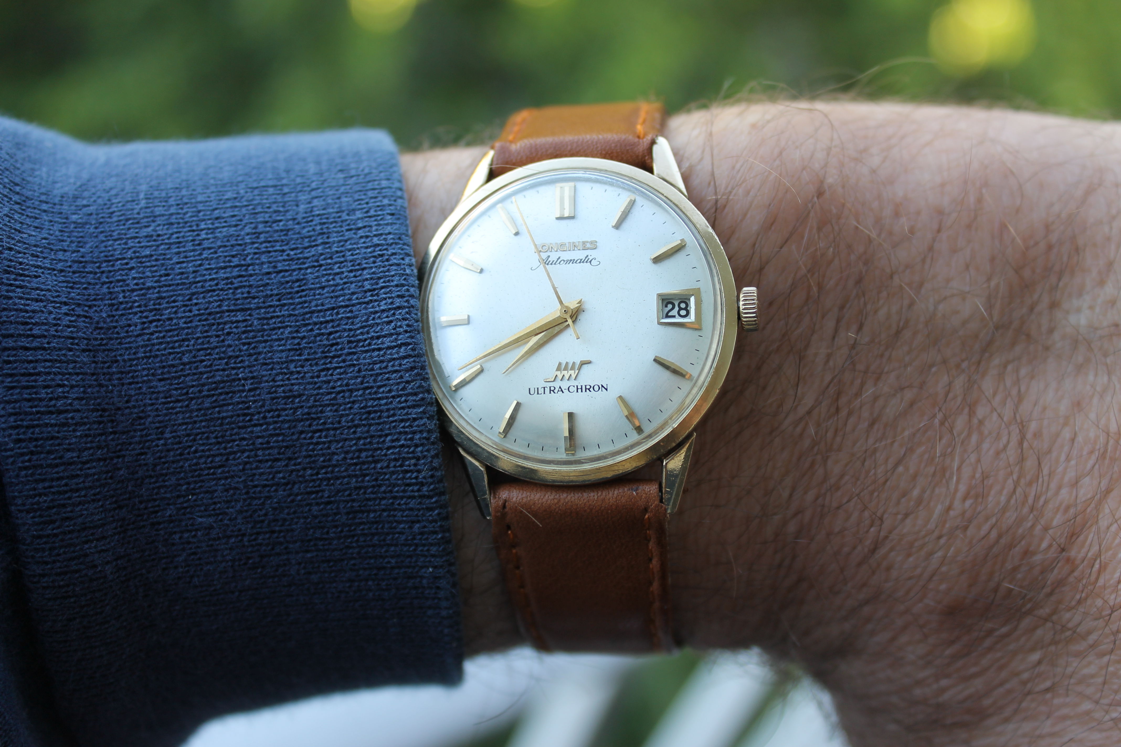 SOLD Circa 1967 10K Gold Filled Longines Ultra Chron SERVICED