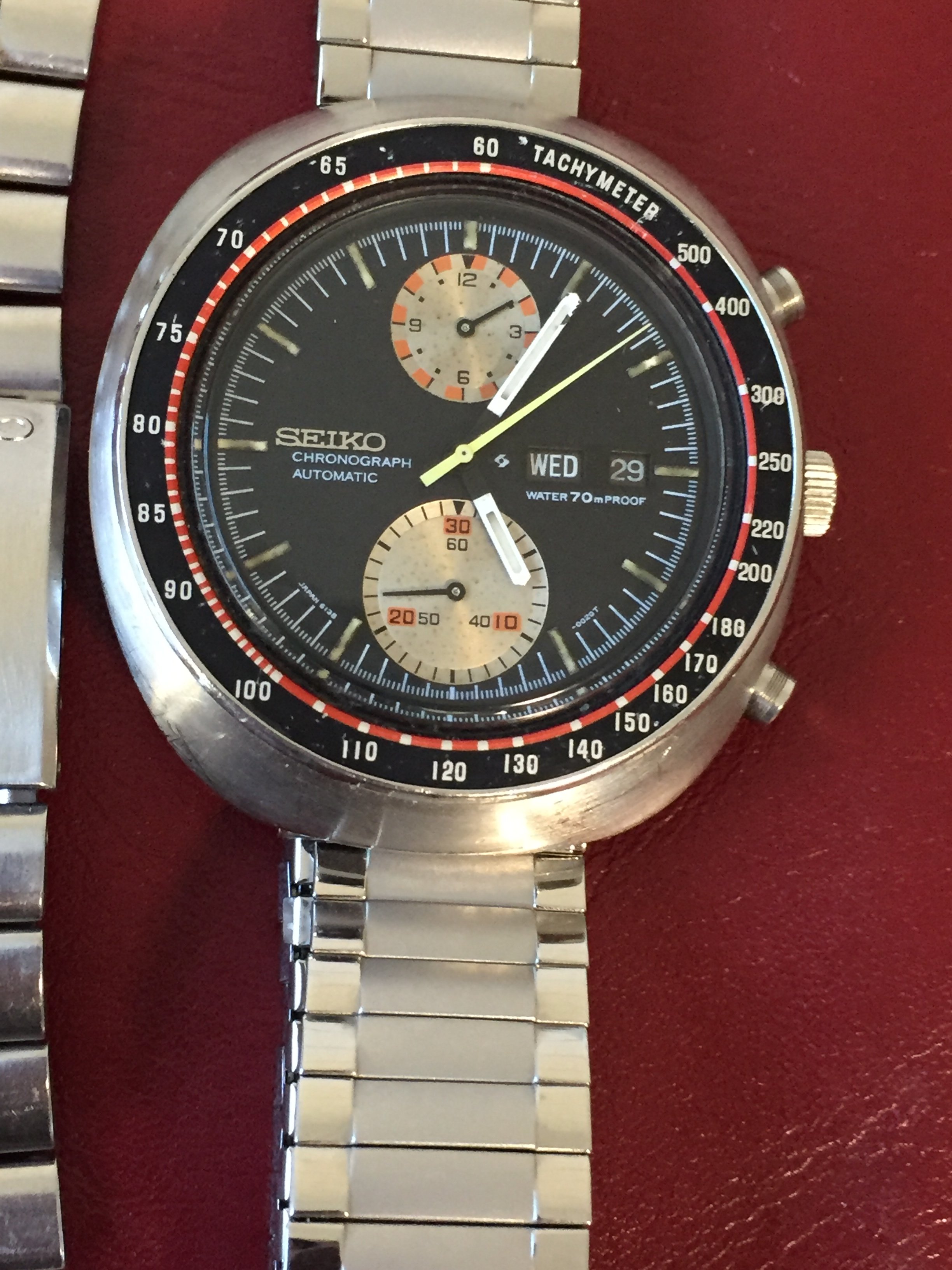 FS - May 1970 Seiko 6138-0010 Yachtsman UFO Chronograph Waterproof On Dial  $435 | Omega Forums