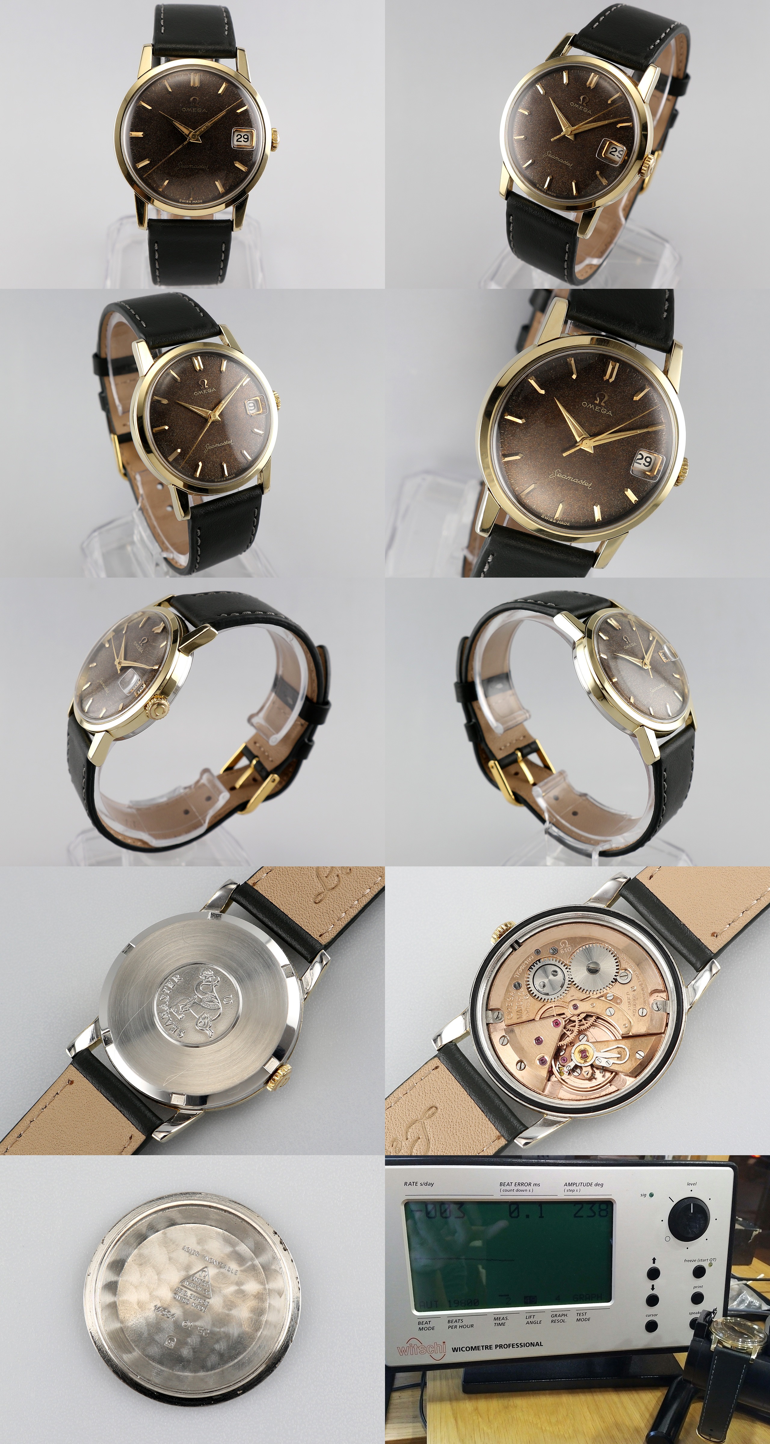 SOLD - 1960 OMEGA Seamaster hand-winding Ref. 14384 61 SC - Black