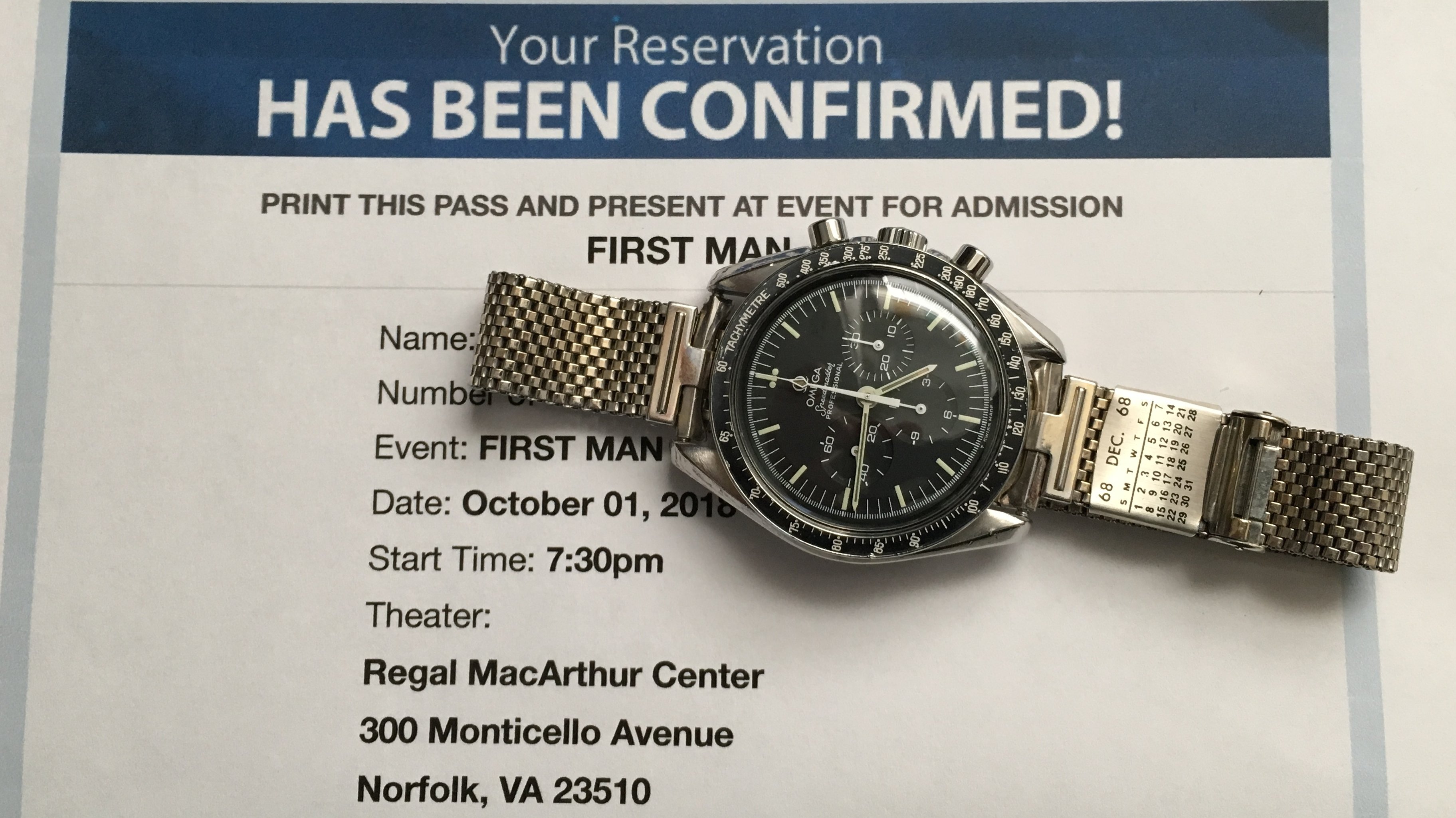 Omega speedmaster first man best sale