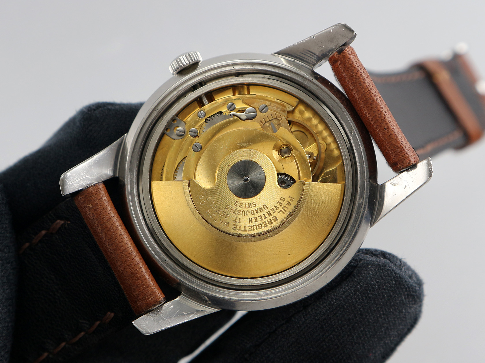 FS Early 1960s Paul Breguette automatic with Radium Black Gilt