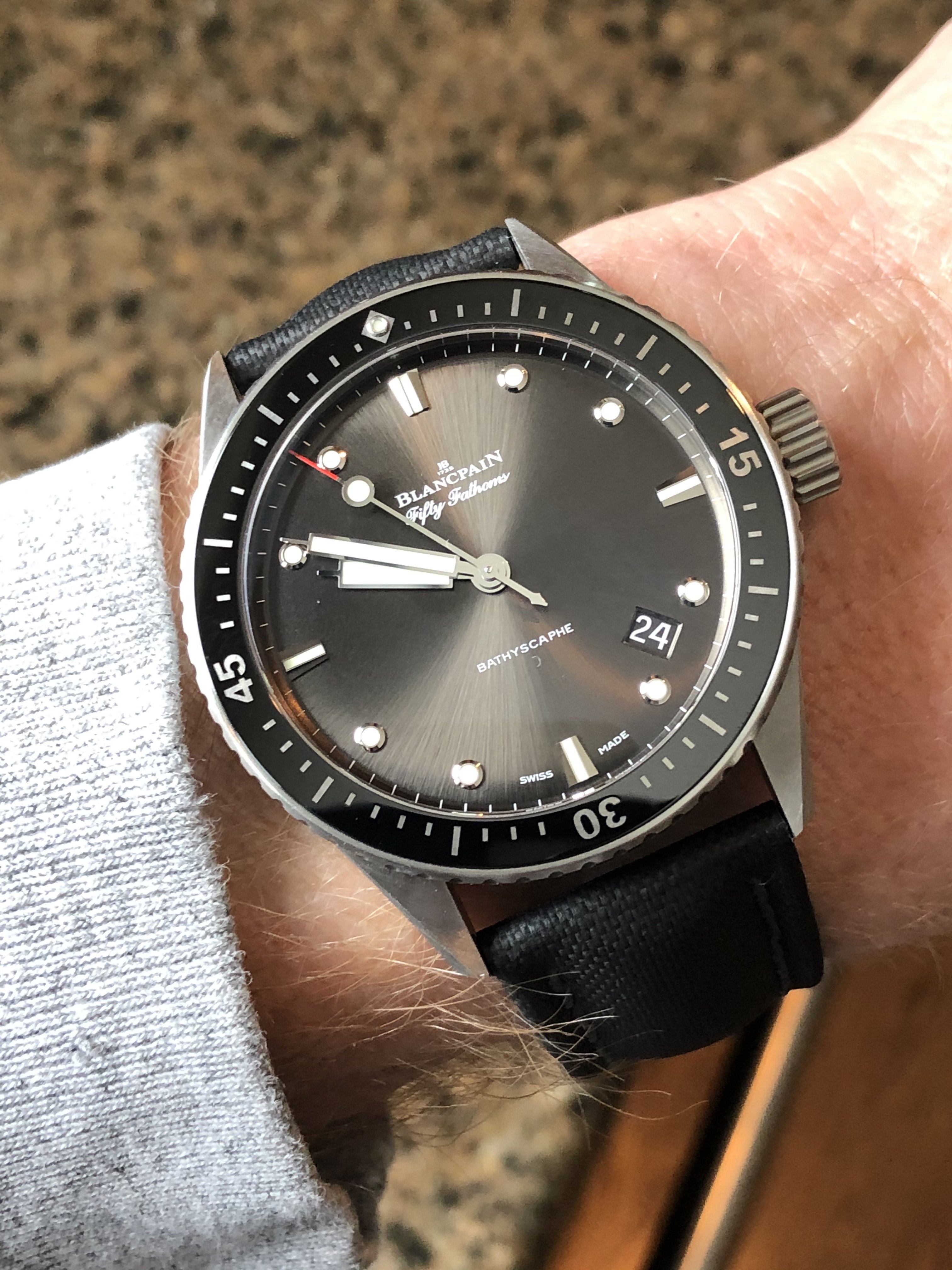 SOLD FINAL REDUCTION Blancpain Fifty Fathoms Bathyscaphe