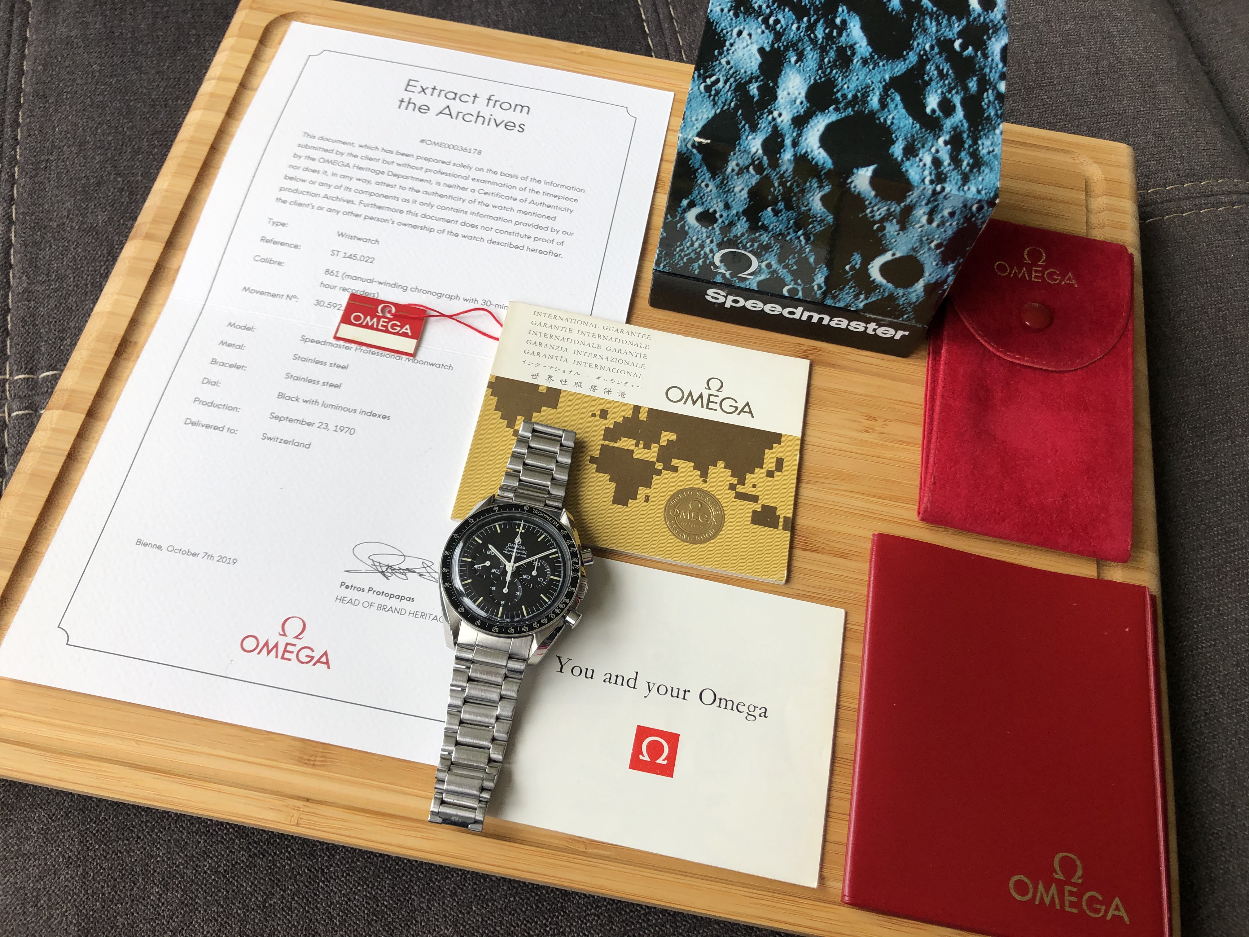 SOLD Omega Speedmaster 145.022 69