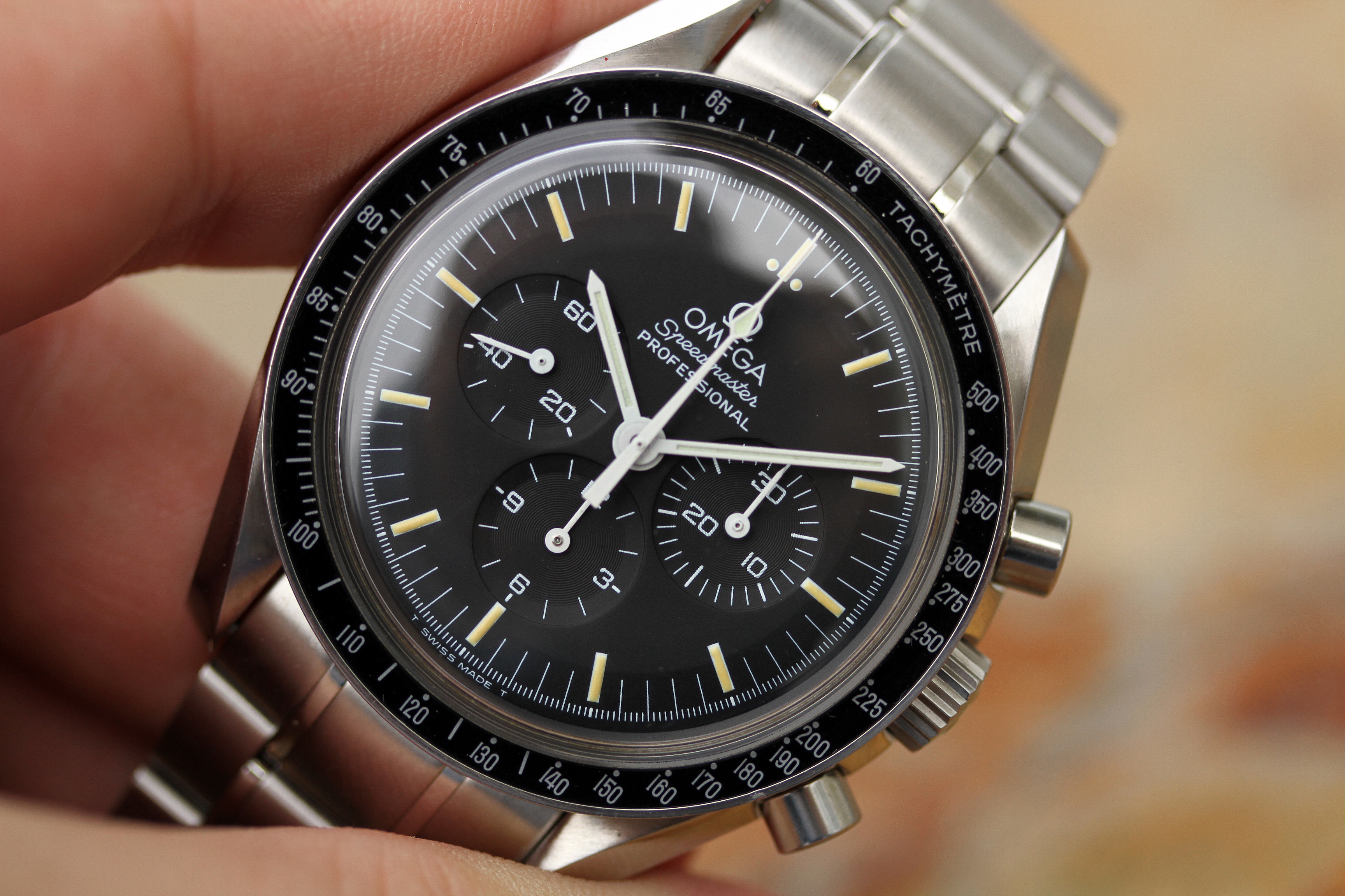 SOLD 1997 Omega Speedmaster Moonwatch 3590.50 Tritium Dial Cal