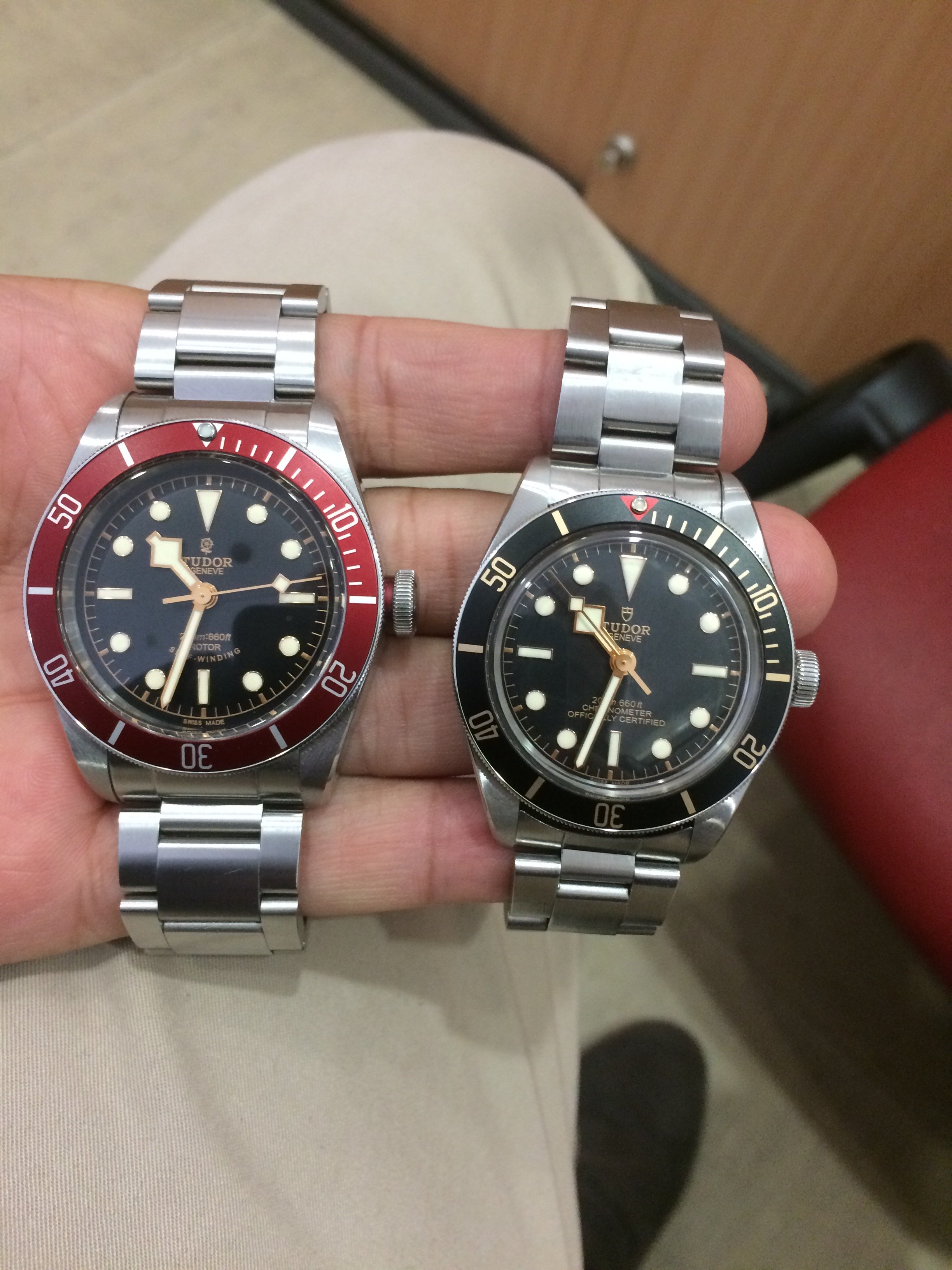 Tudor black bay 41mm or 58 ie 39mm Omega Forums