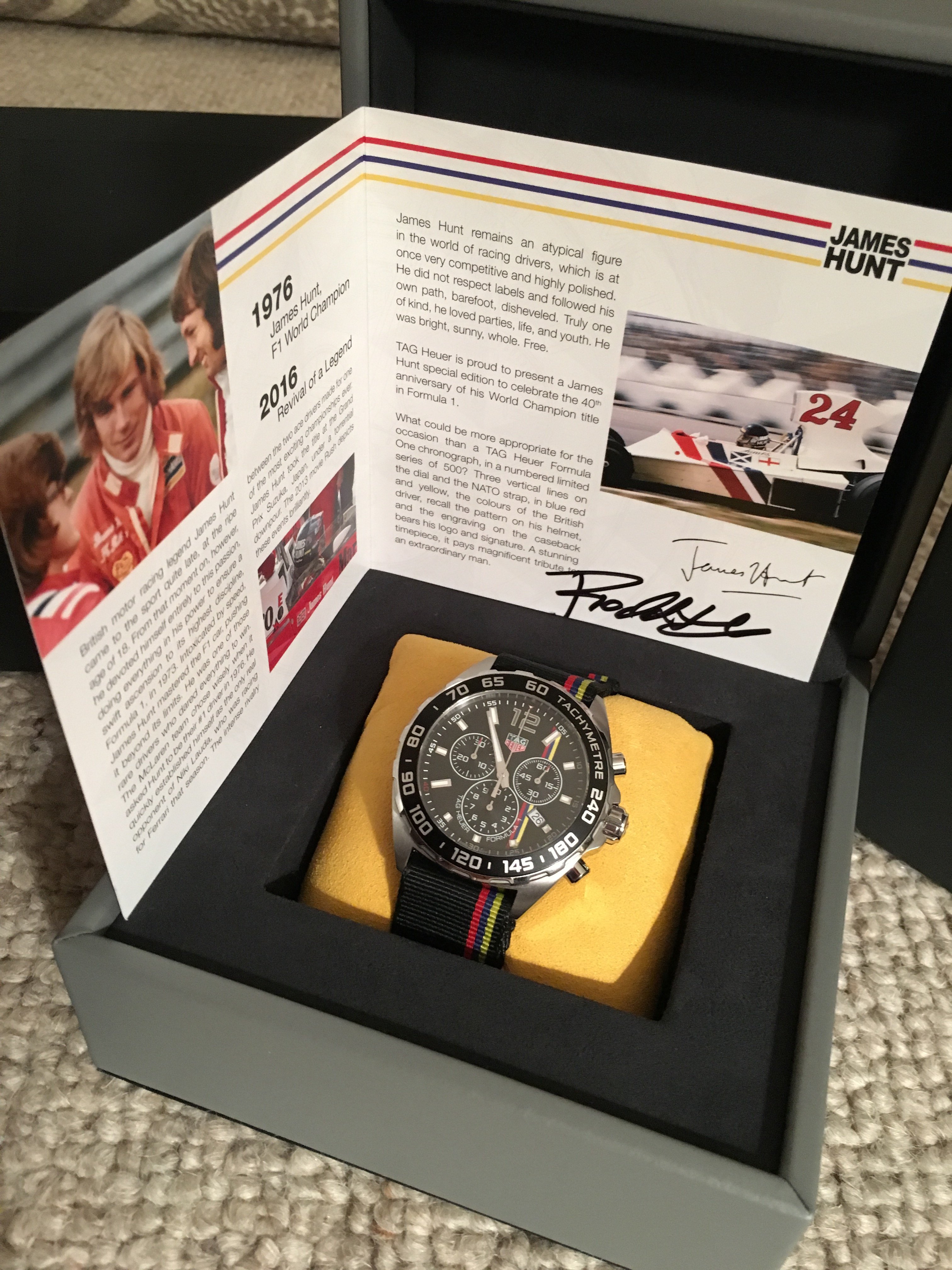 tag heuer james hunt watch