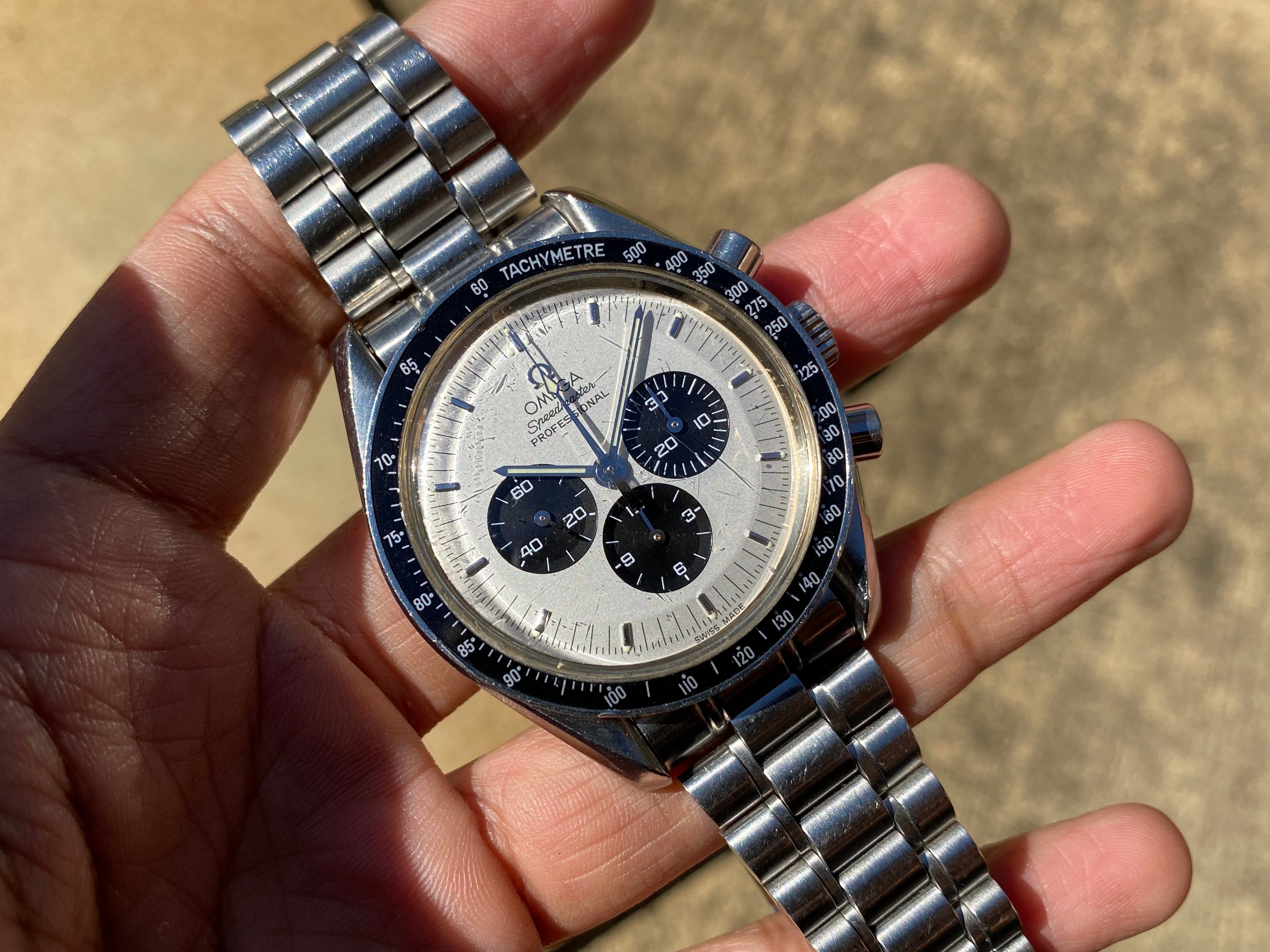 SOLD Omega Speedmaster Mitsukoshi Mod Ref. 3572.50 Cal 863