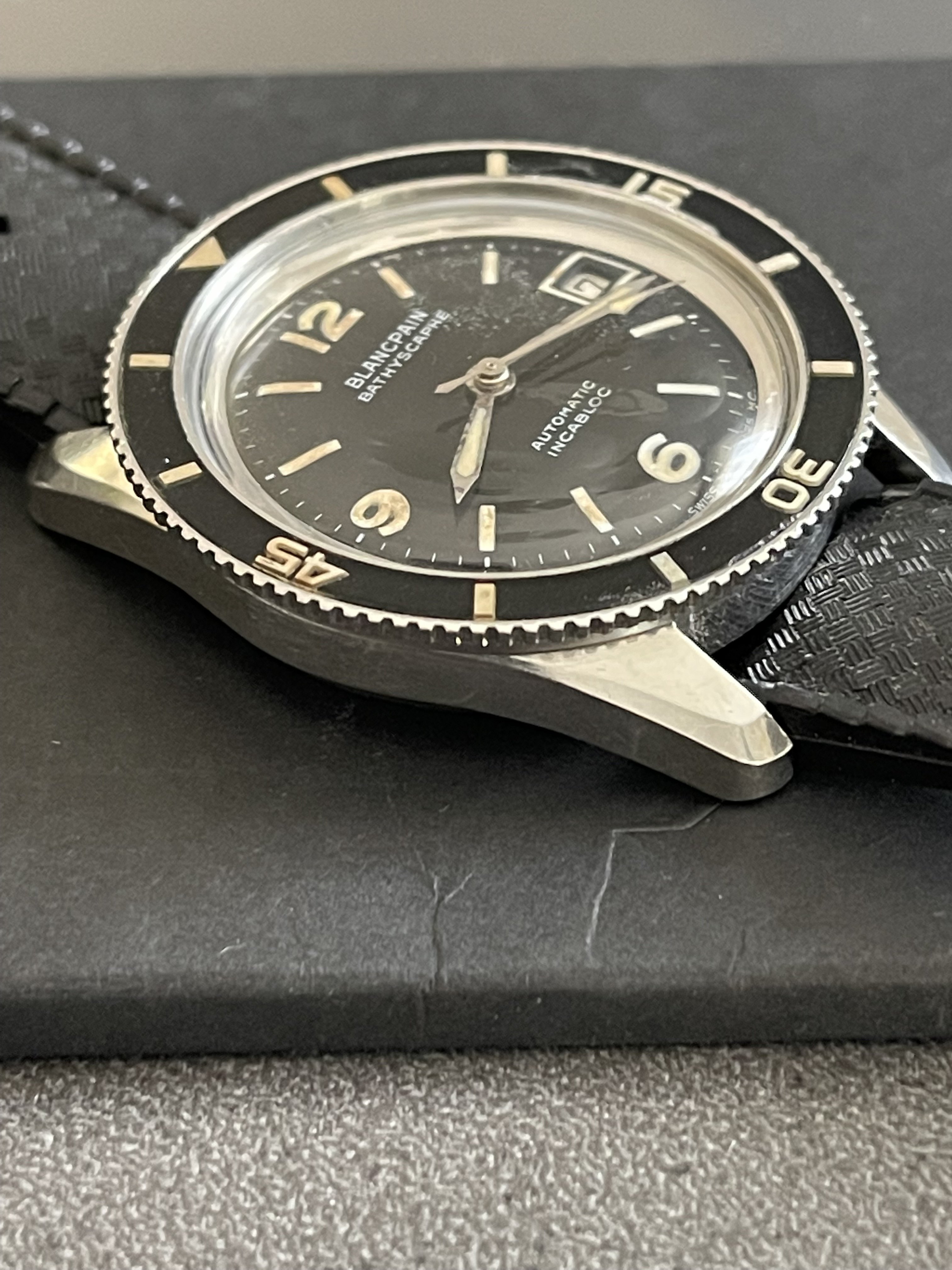 WITHDRAWN Vintage Blancpain Fifty Fathoms Bathyscaphe Omega Forums