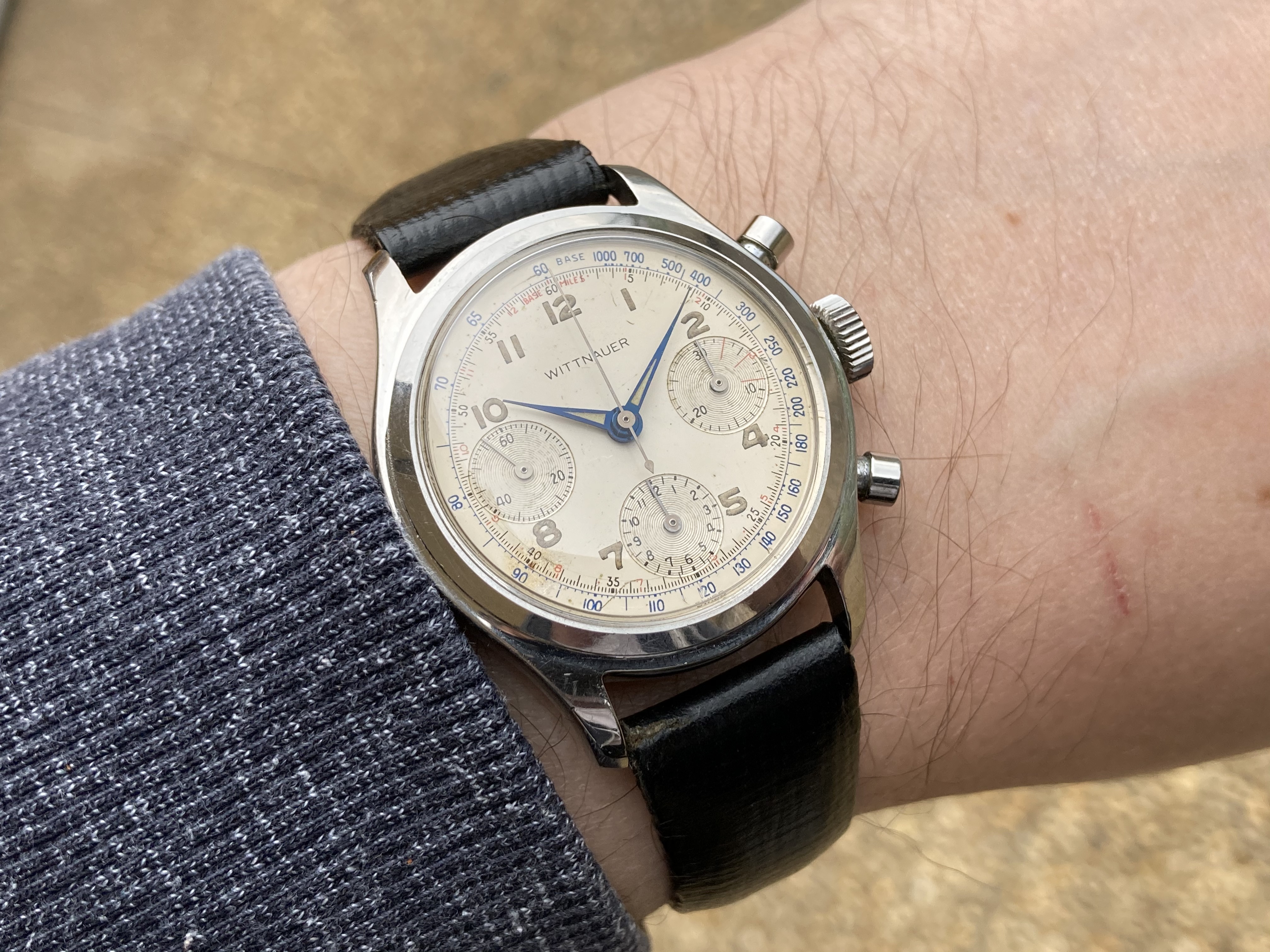 SOLD Wittnauer 800 Chronograph from the 1950s the mother of the