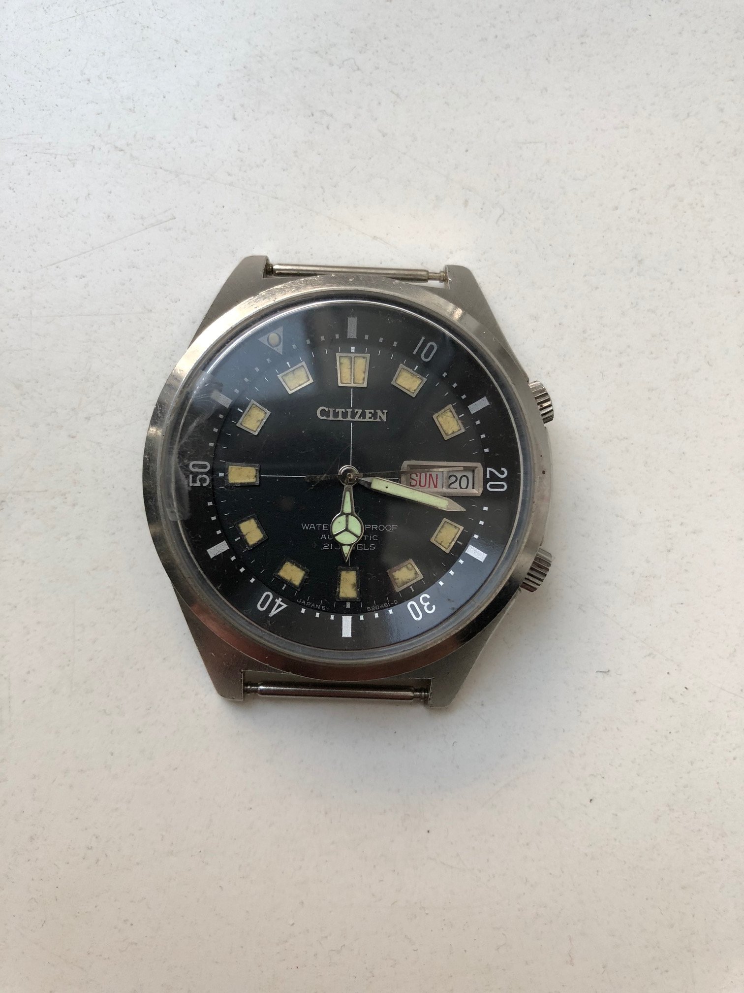 Citizen 4-520343-Y Two Crown Diver Problem | Omega Watch Forums