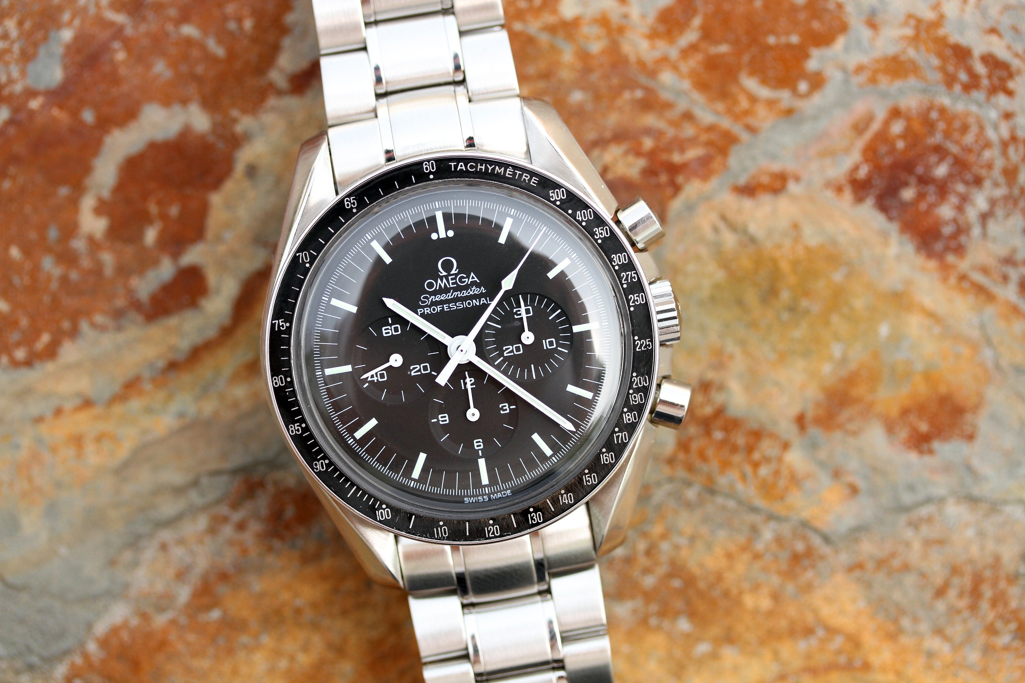 SOLD 2002 Omega Speedmaster Moonwatch 3570.50.00 w Box Omega