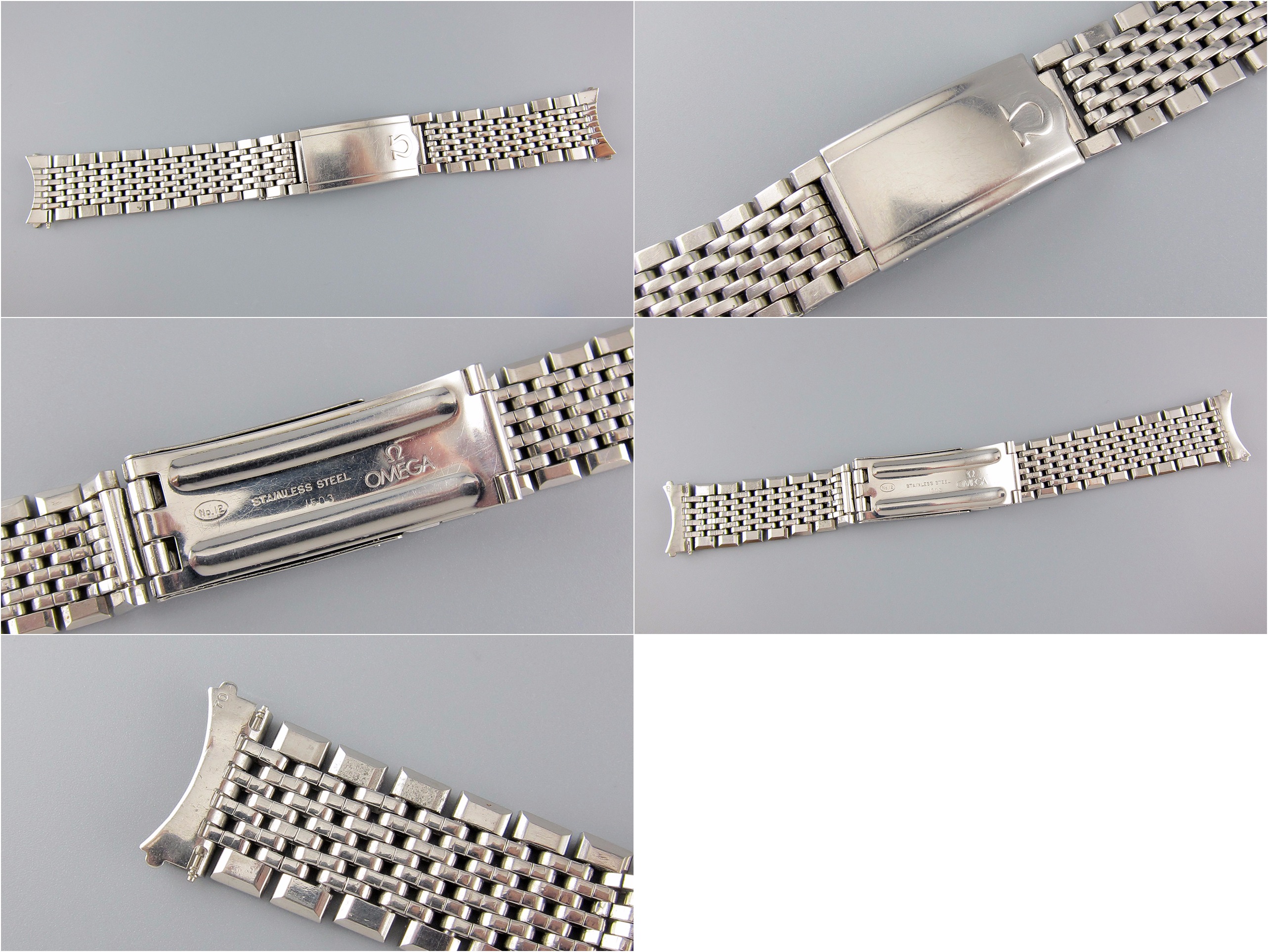 SOLD - OMEGA BOR bracelet 1503 No.12 with 70 end-links | Omega