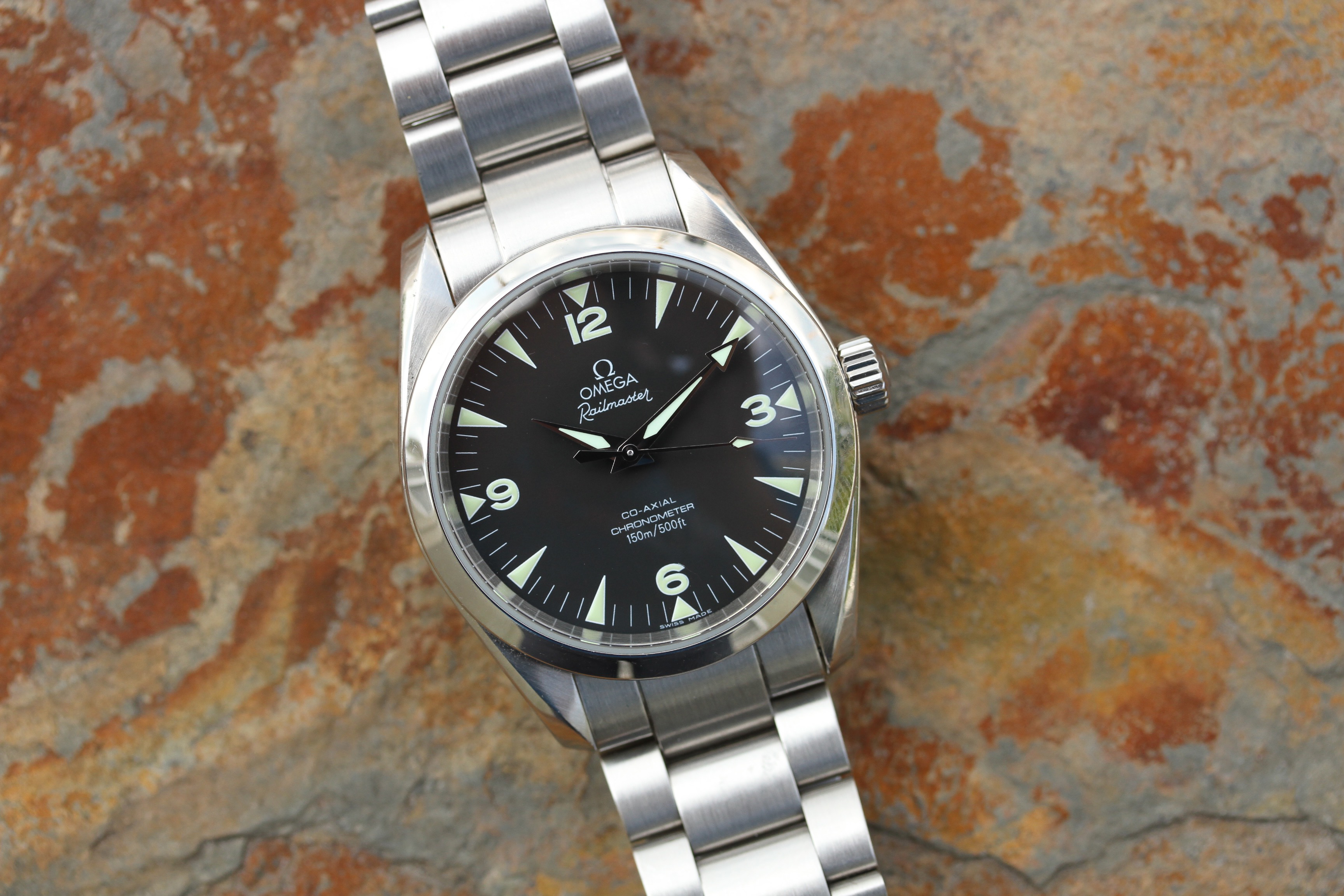 SOLD Omega Railmaster 2504.52 Co Axial 36mm Version Omega Forums