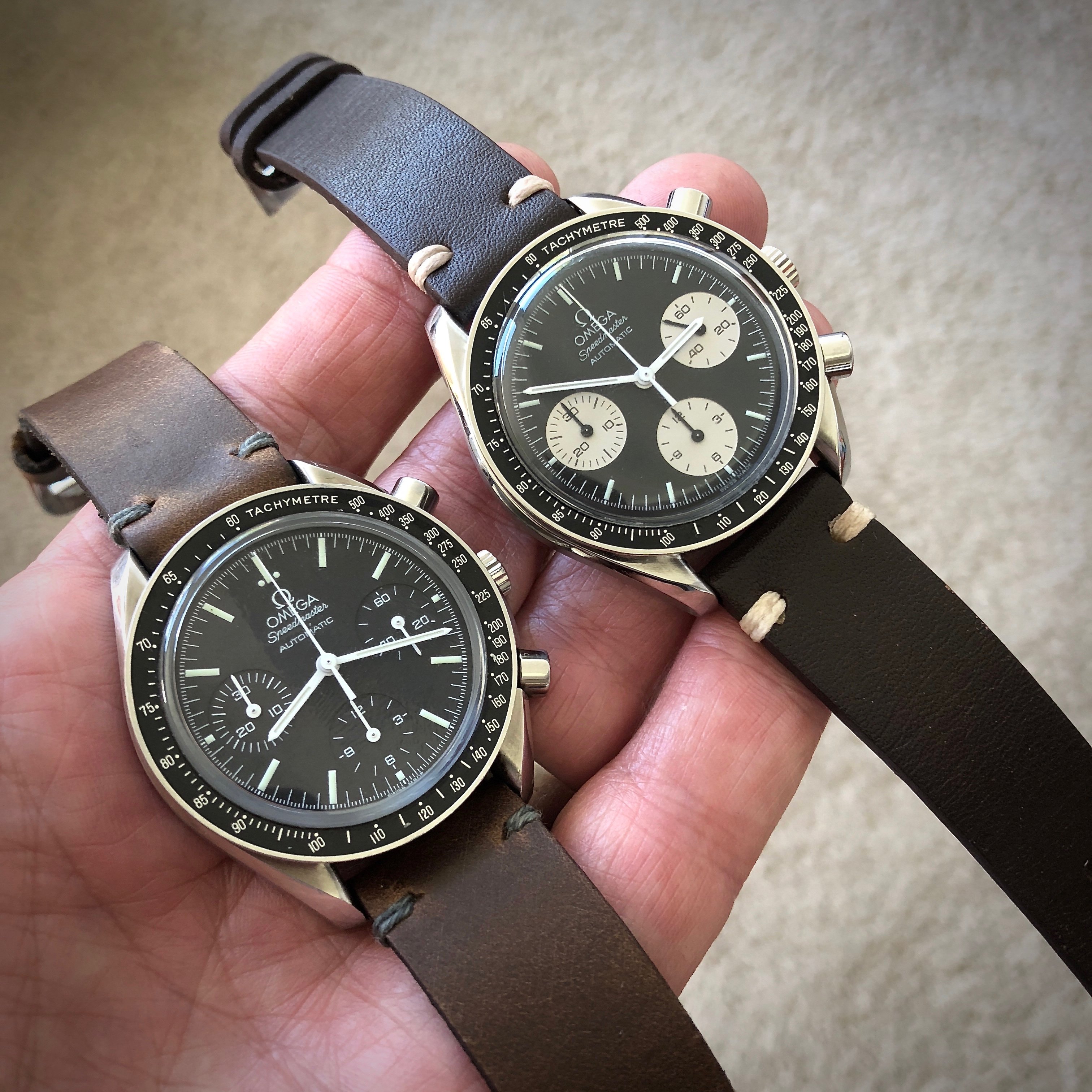 Omega speedmaster reduced outlet strap