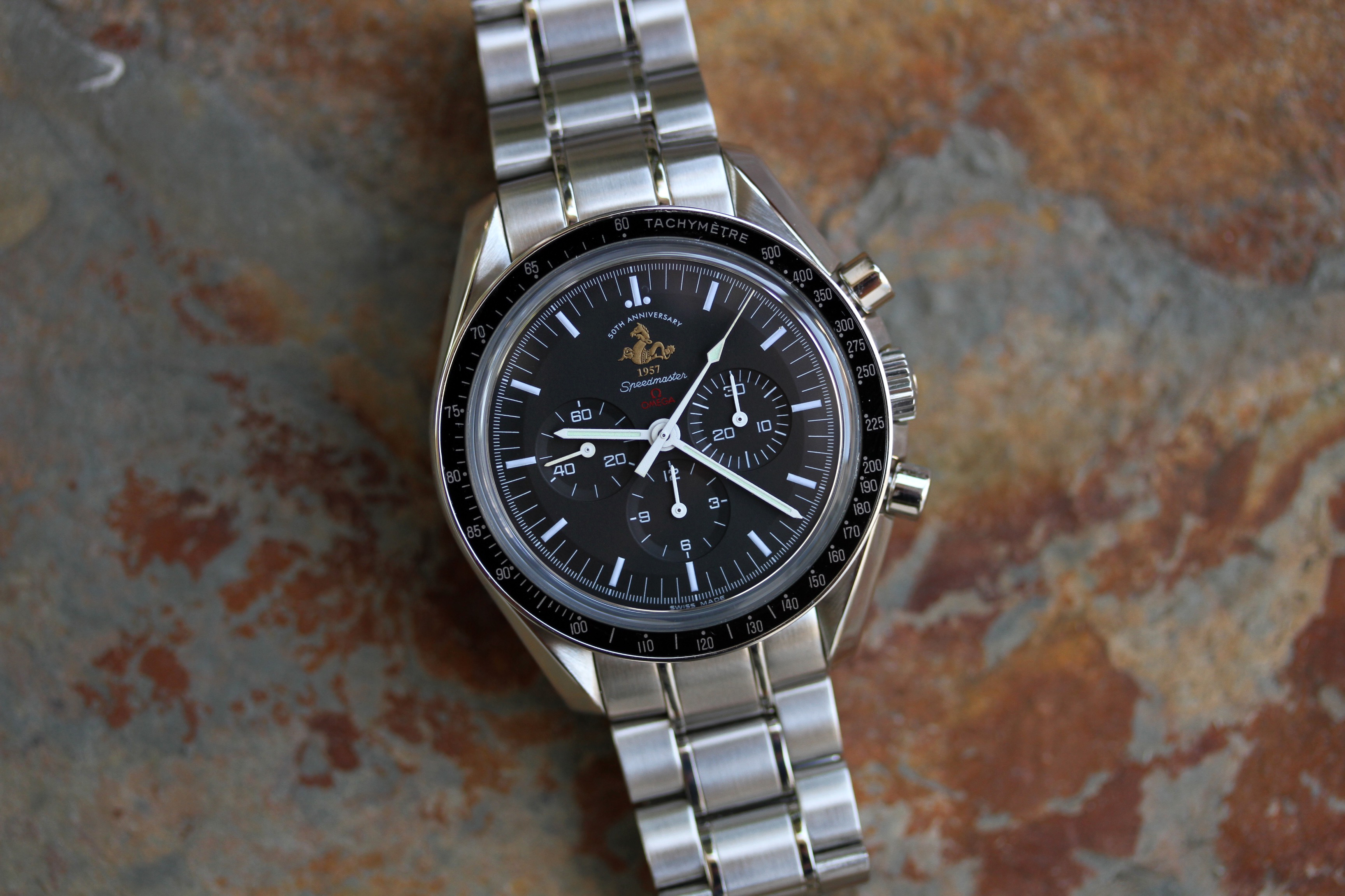 Omega speedmaster 50th hot sale anniversary 5957