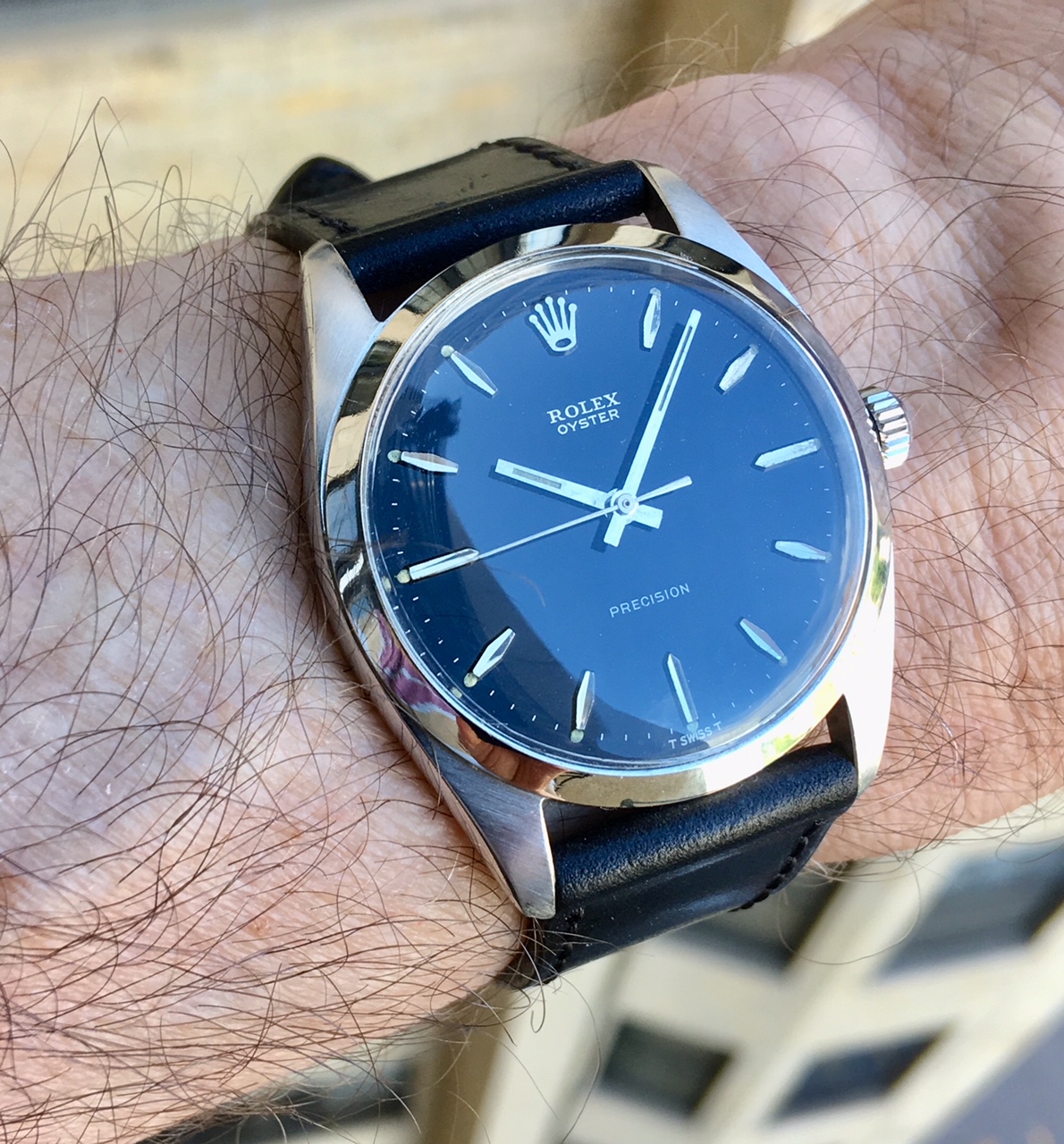 SOLD - Rolex 36mm Oyster Precision 6424 with gilt dial, ca. 1965 | Omega  Forums