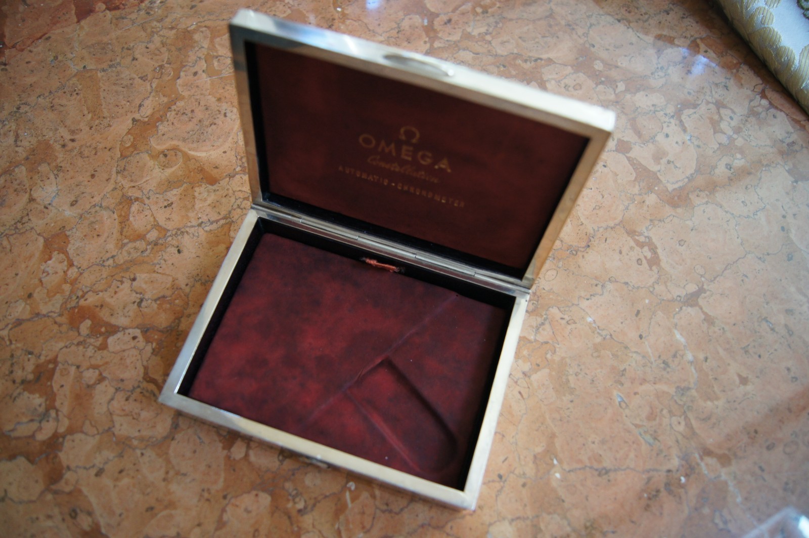 OMEGA　オメガ　STERLING 950 　ケース　箱　コンステレーション Advice & Thoughts on Unique Omega Constellation Sterling Box