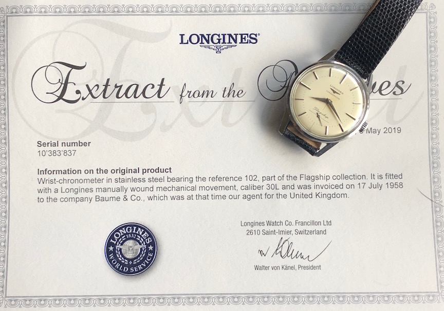 1958 Longines Flagship chronometre Omega Forums