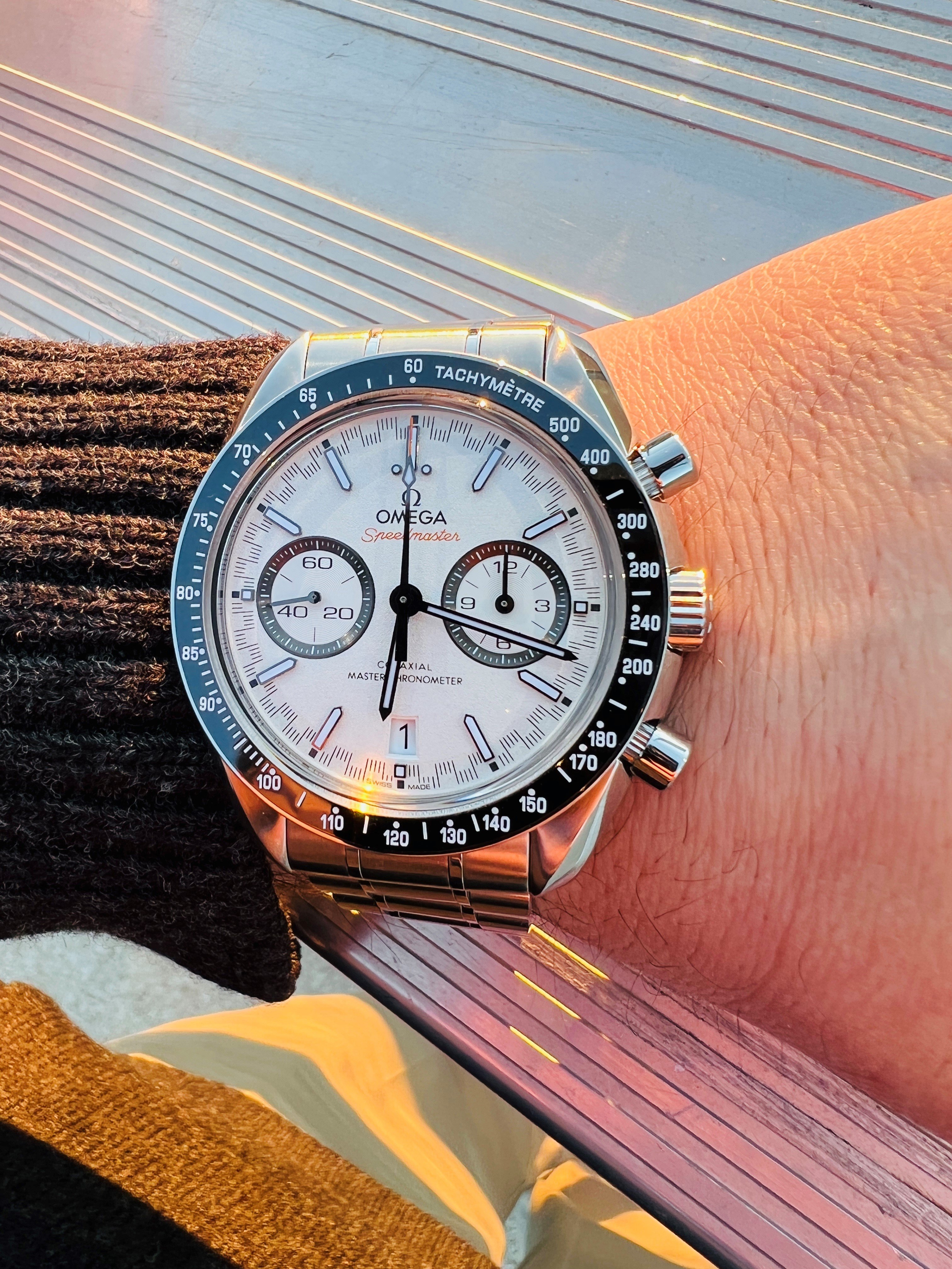 Omega speedmaster racing outlet 44.25 mm