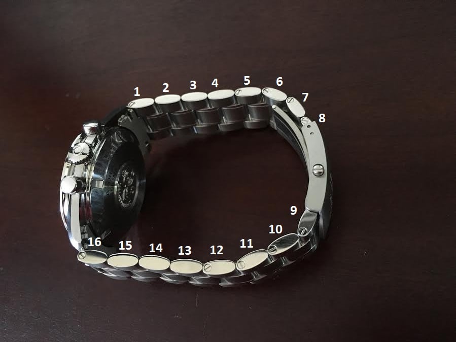 omega aqua terra bracelet adjustment