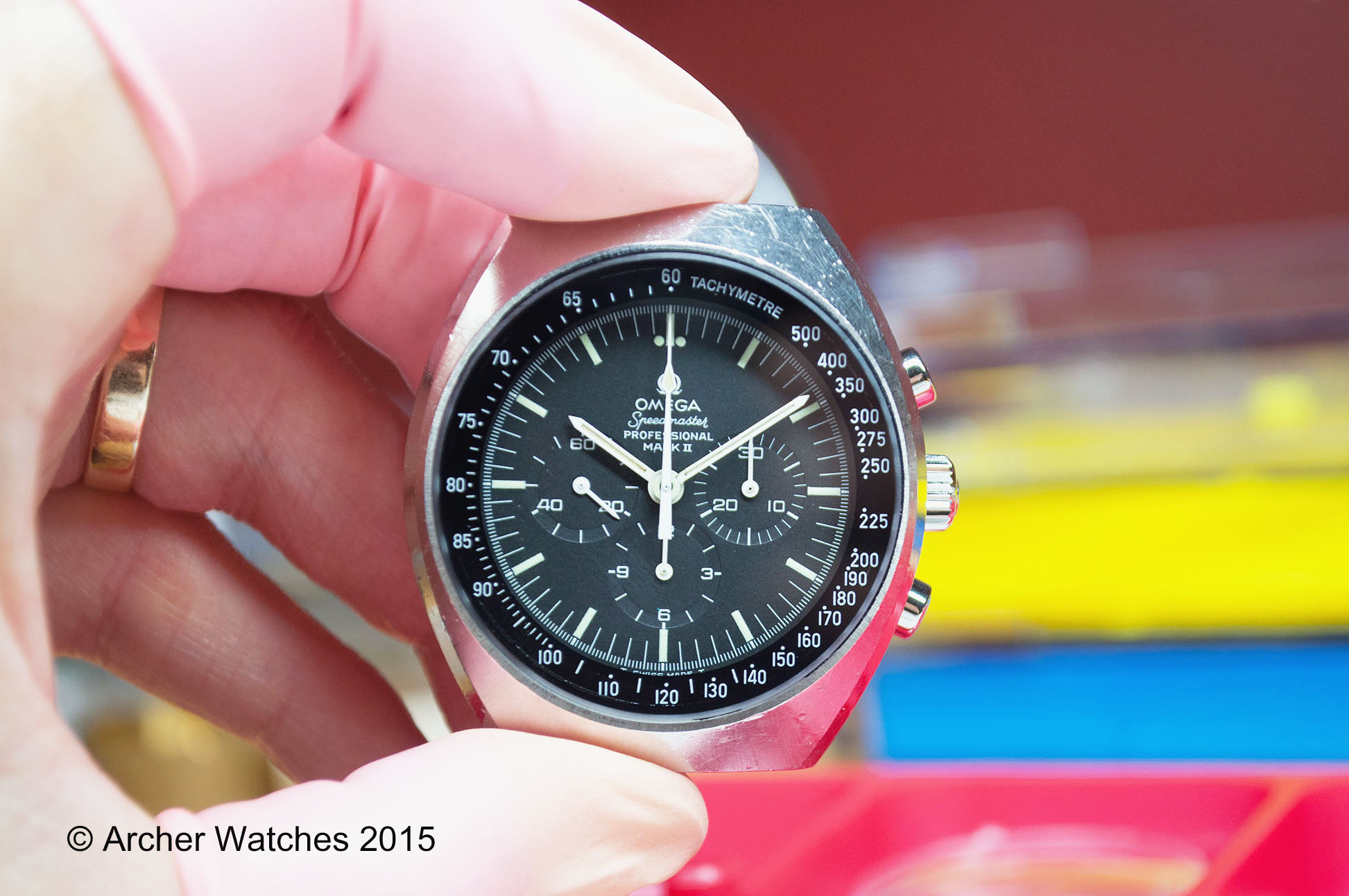 swimming with omega speedmaster