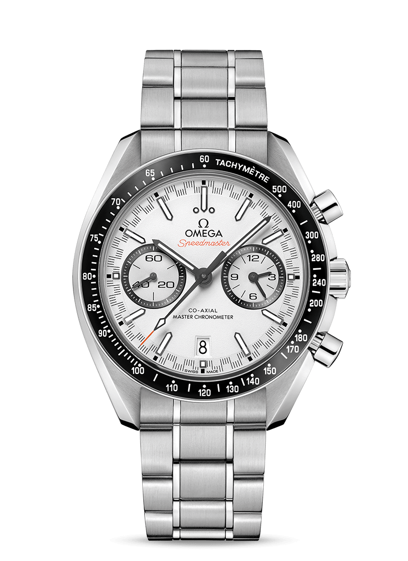 Omega white shop face speedmaster