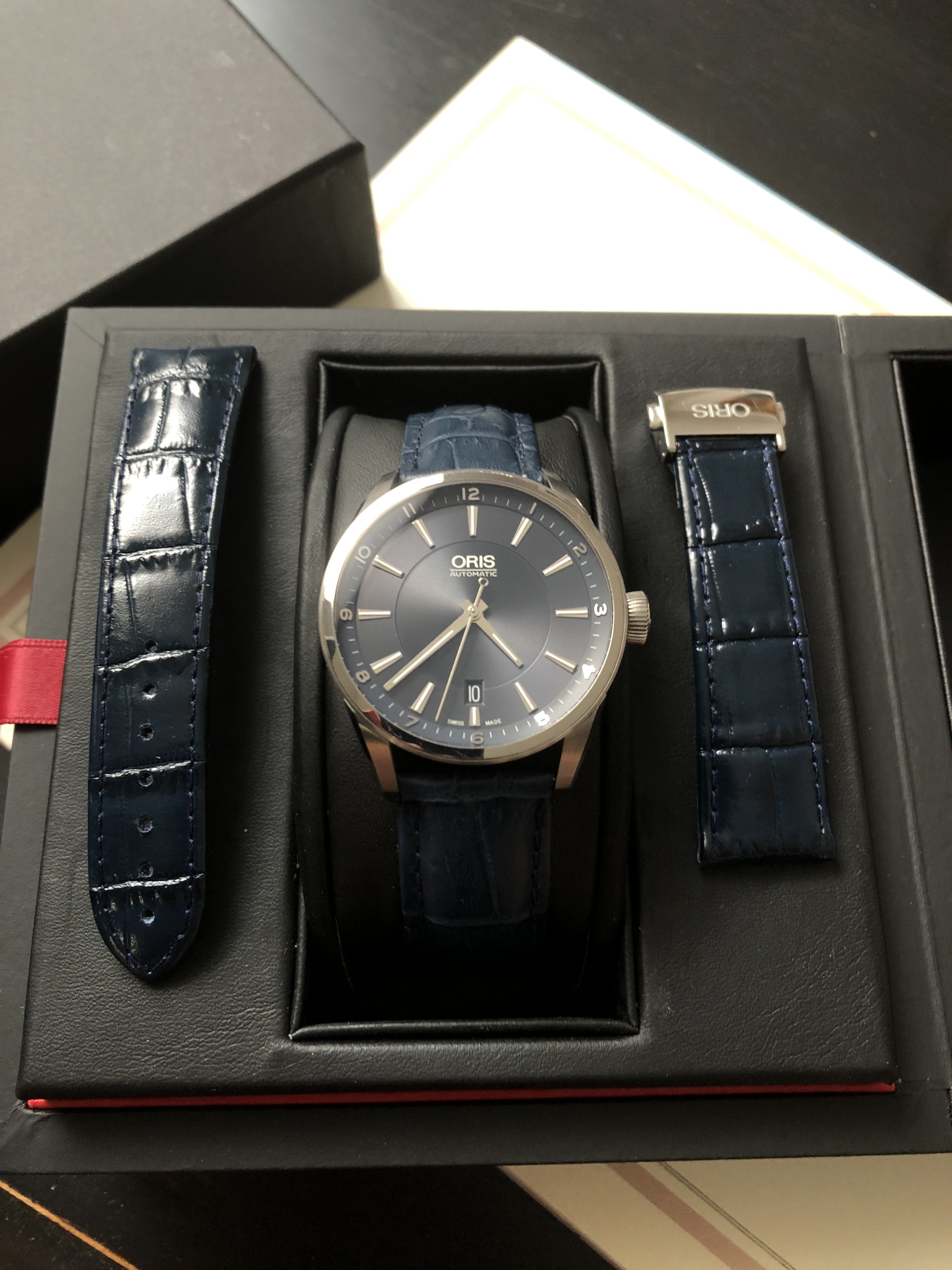 SOLD Oris Artix Blue Dial 39mm Reduced 475 Omega Forums