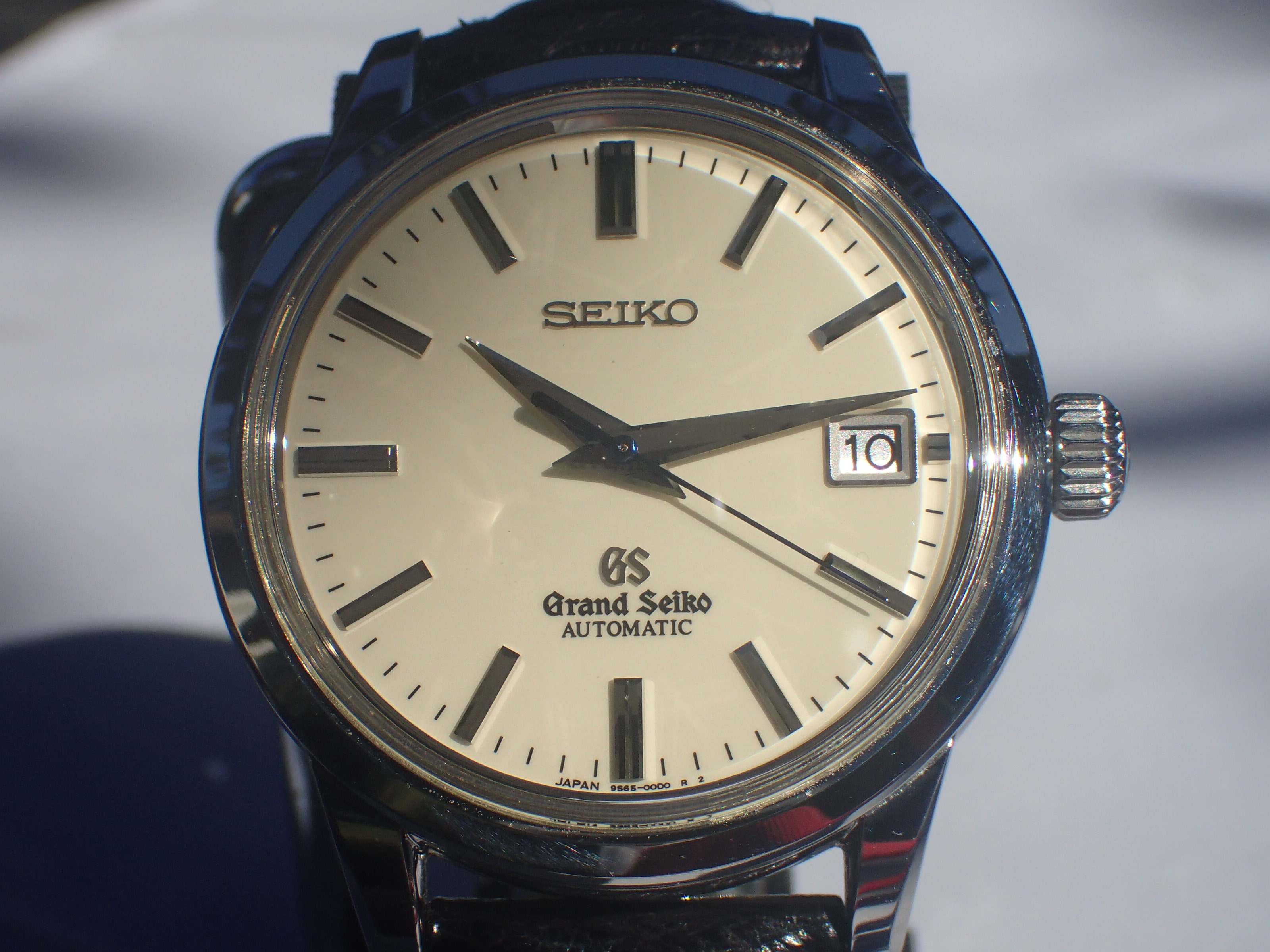 Withdrawn Grand Seiko Automatic Date Sbgr061 Beautiful Cream Dial Omega Forums