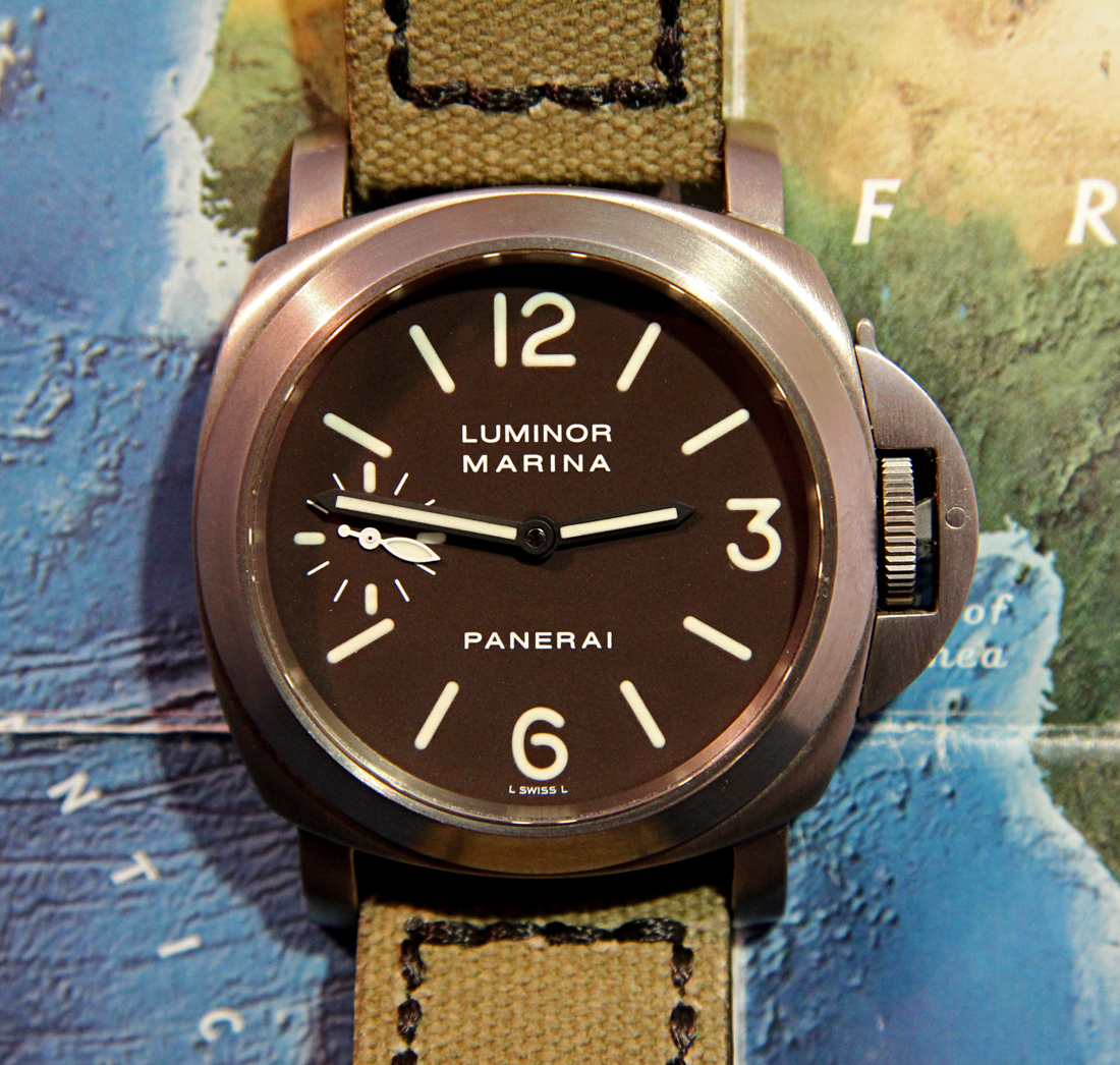 SOLD REDUCED x2 PANERAI PAM 61 Titanium Luminor Marina w